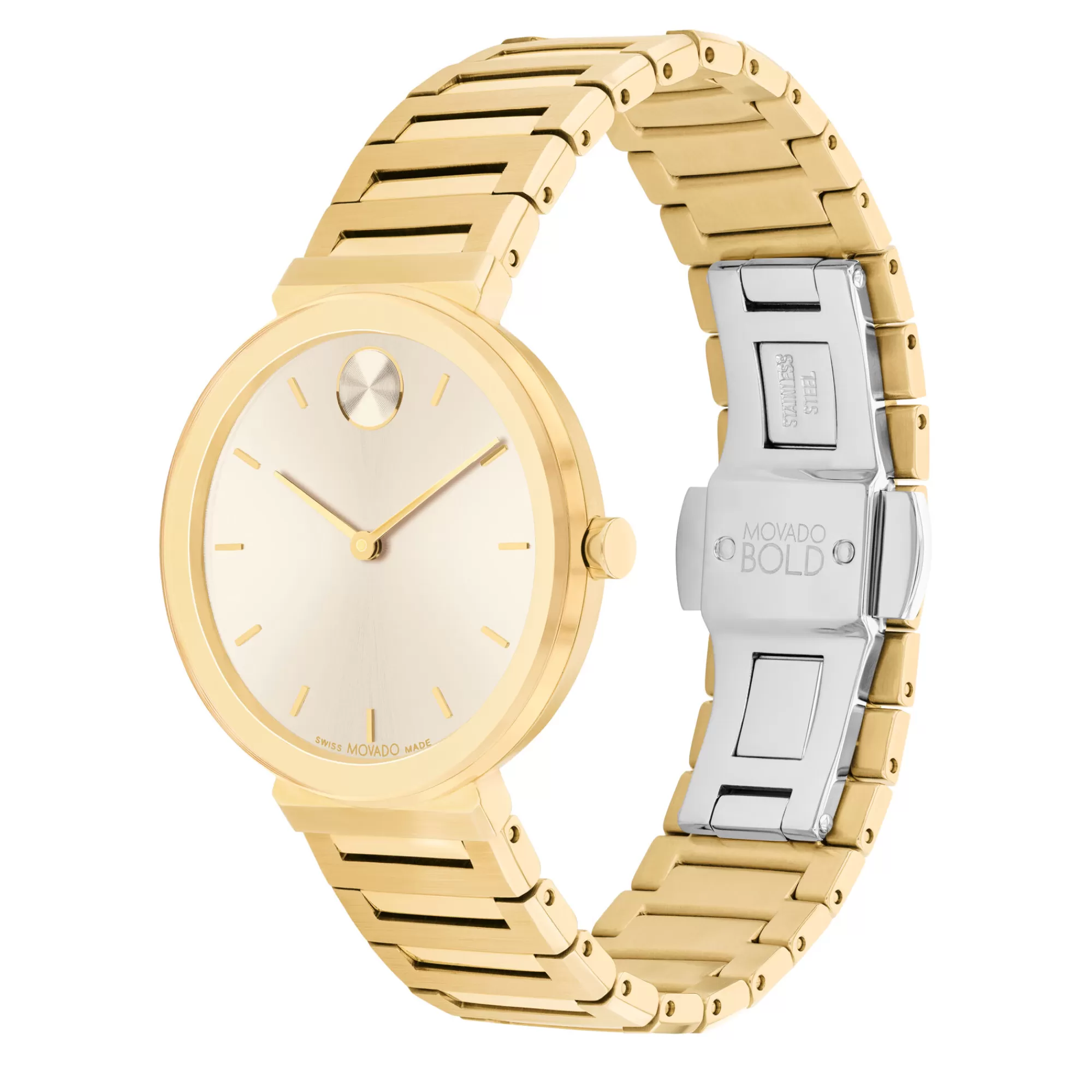 Women's Watches^Movado® Bold® Ladies' Watch In Gold-Tone Ion-Plated Stainless Steel