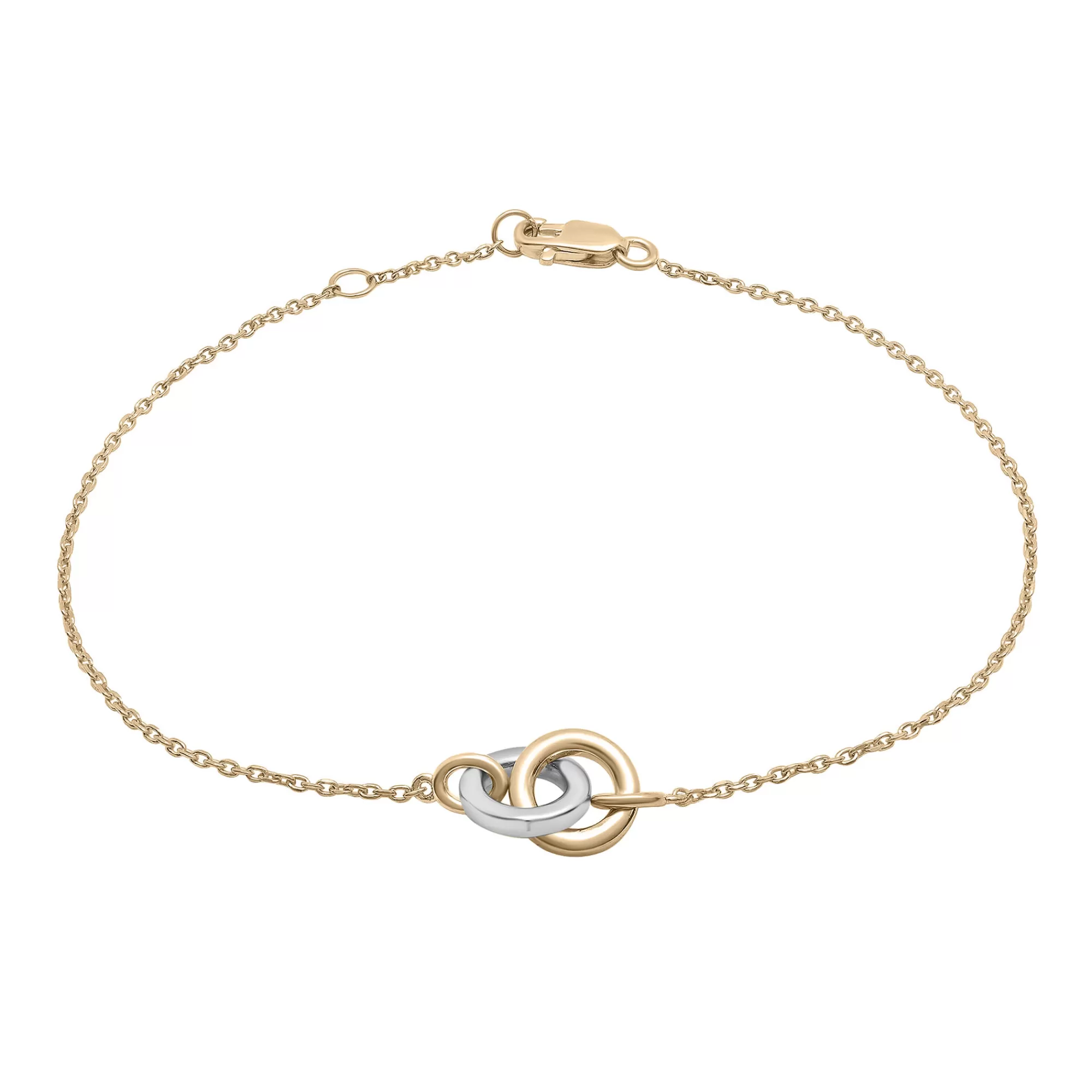 Bracelets^Laure by Aurate Linked Circle Bracelet In Sterling Silver And Vermeil