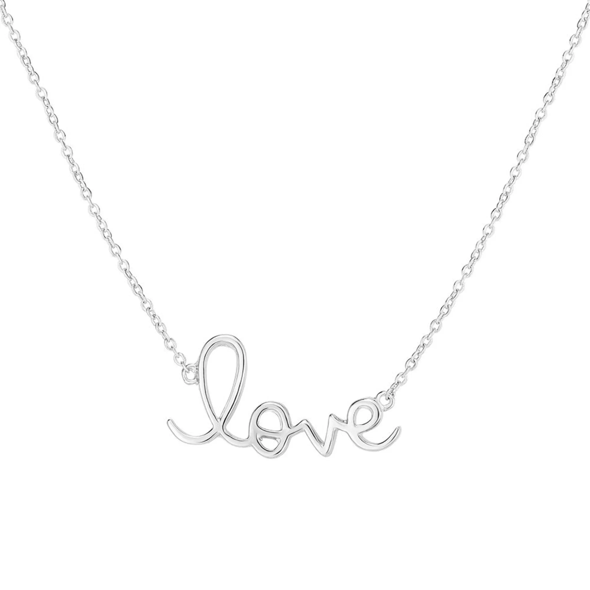 Necklaces & Pendants^* Love Necklace In Sterling Silver