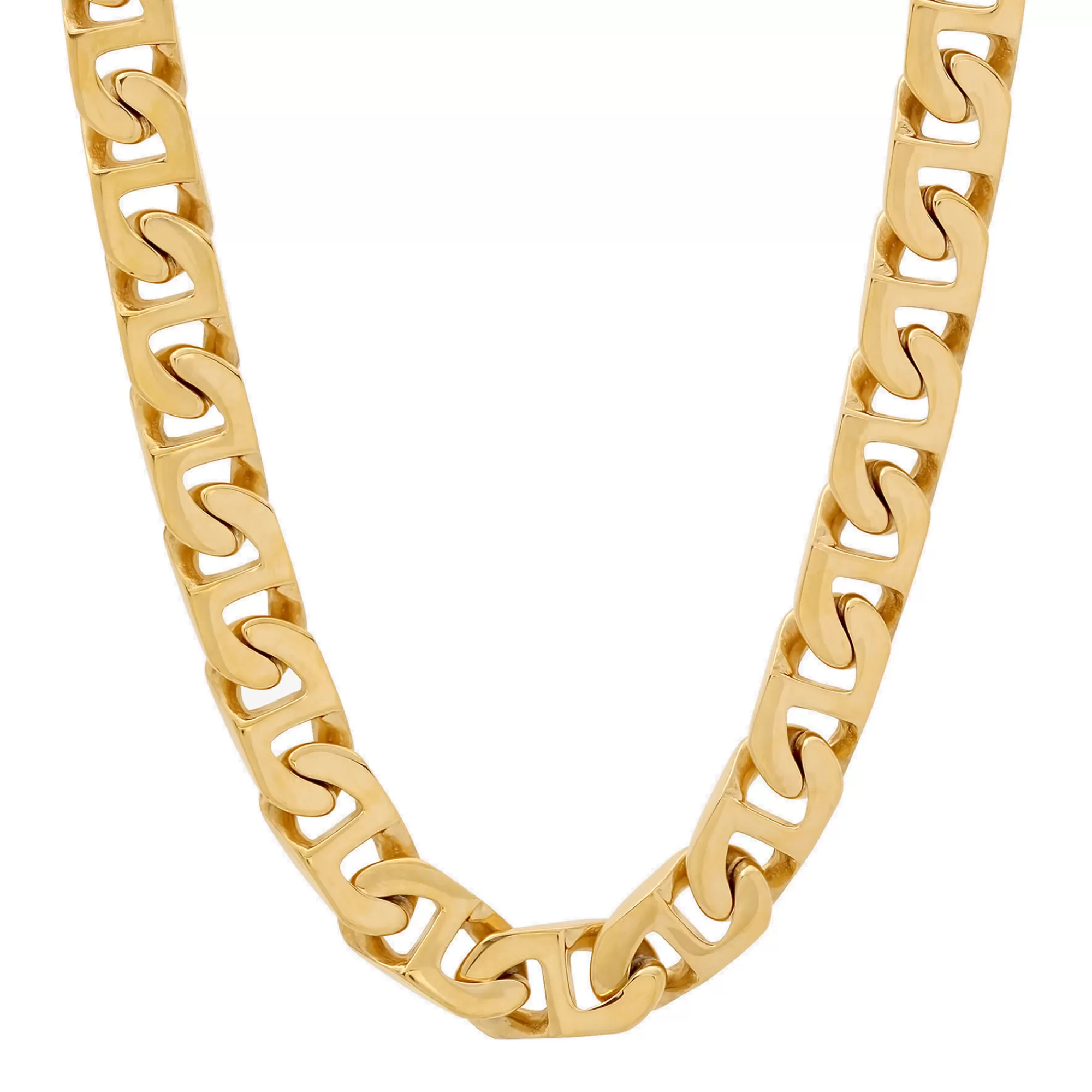 Necklaces & Pendants^* Mariner Link Chain In Yellow Ion-Plated Stainless Steel, 6.5Mm, 24"