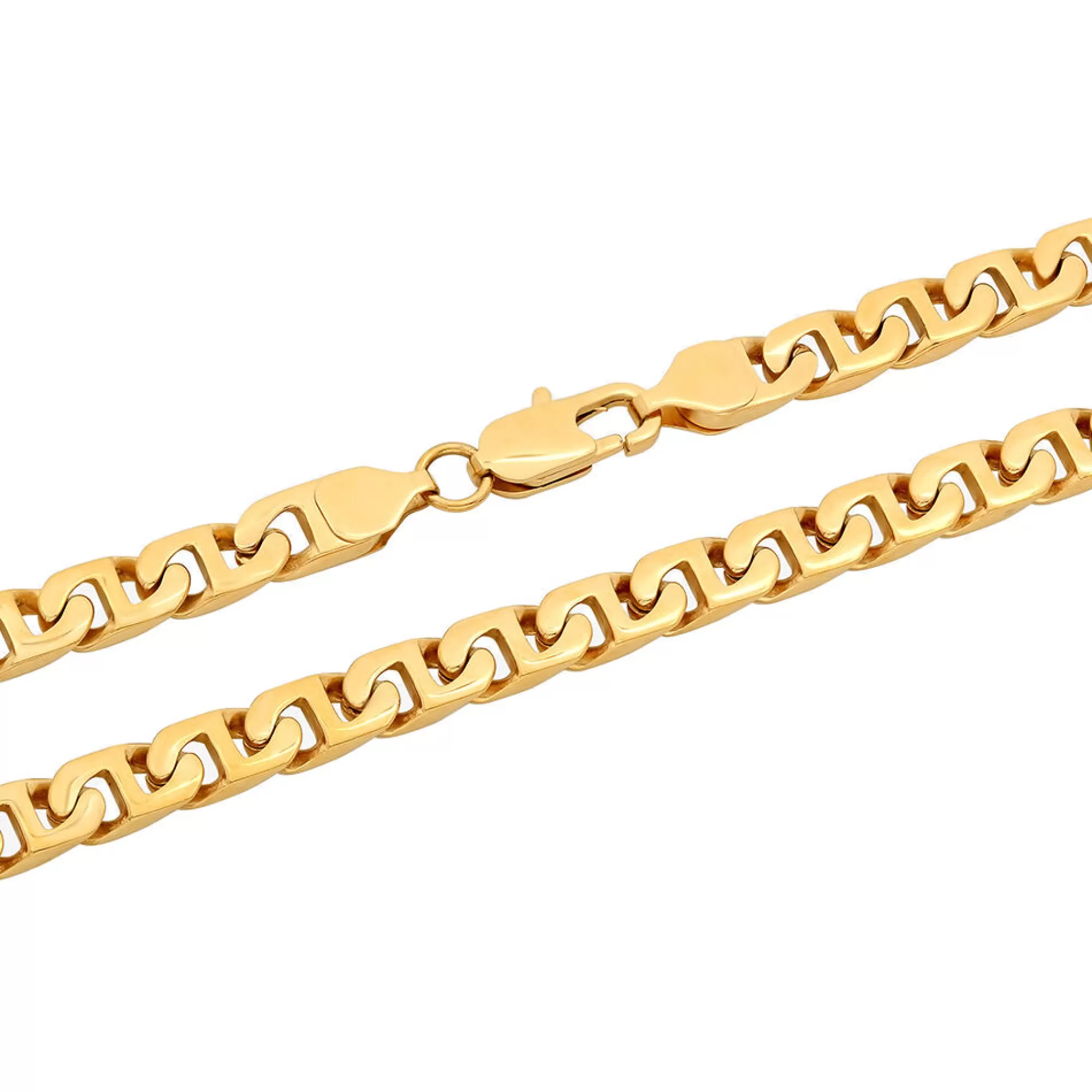 Necklaces & Pendants^* Mariner Link Chain In Yellow Ion-Plated Stainless Steel, 6.5Mm, 24"