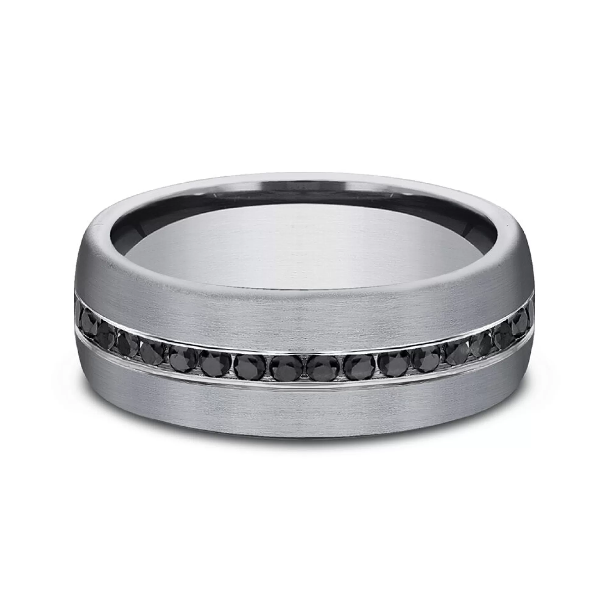 Men's Jewelry^* Men's 3/8 Ct. Tw. Diamond Band In Grey Tantalum