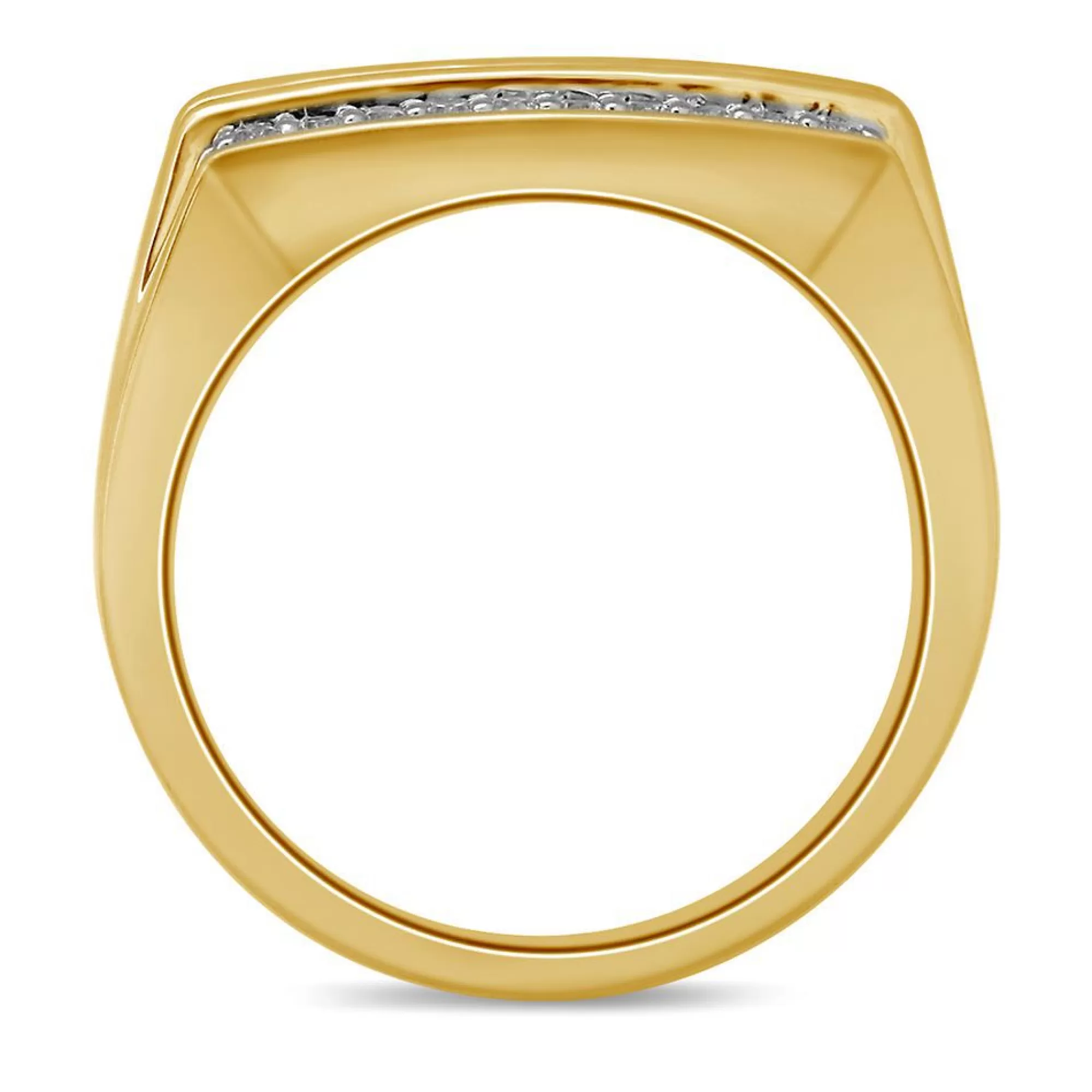 Men's Jewelry^* Men's 5/8 Ct. Tw. Diamond Ring In 10K Yellow Gold