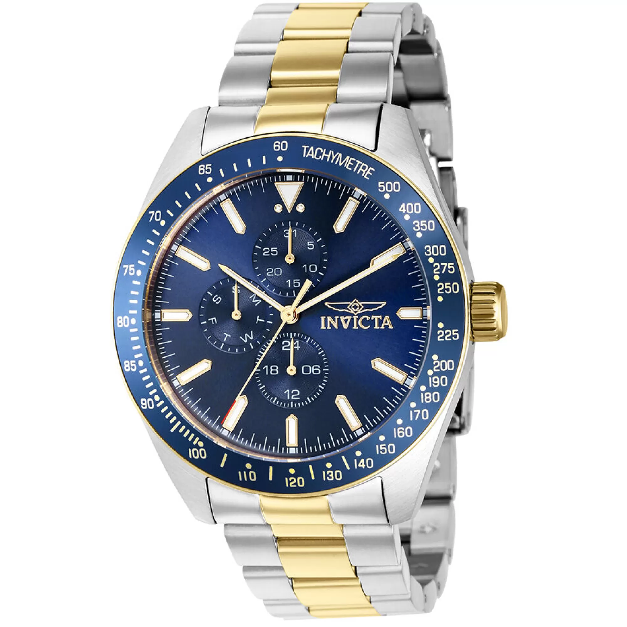 Men's Watches^Invicta Men's Aviator Two-Tone Stainless Steel Watch