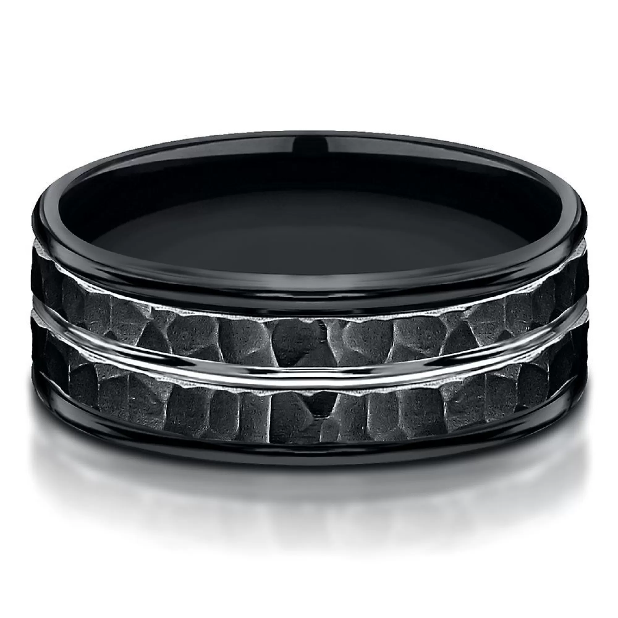 Men's Jewelry^* Men's Band In Black Cobalt, 8Mm