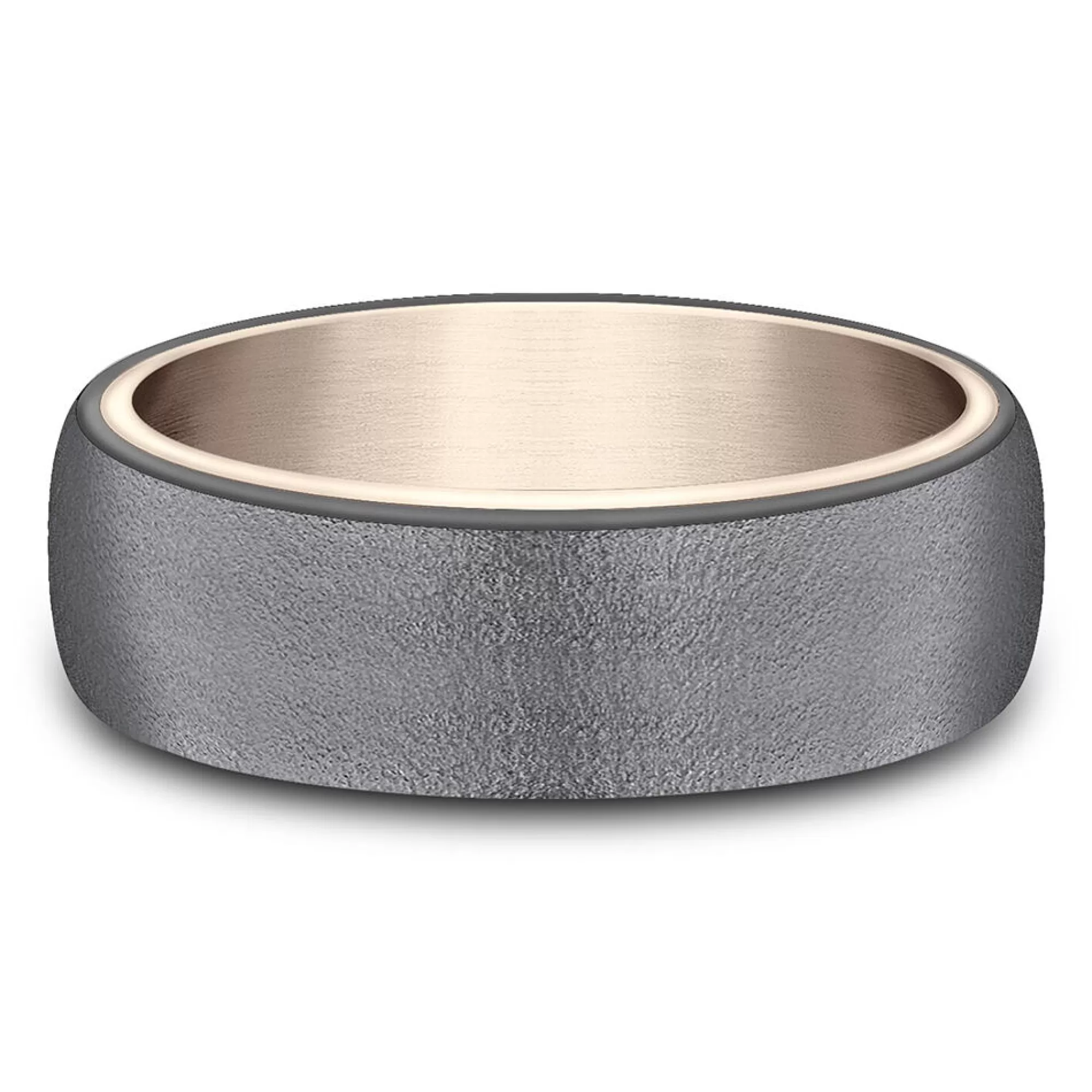 Men's Jewelry^* Men's Band In Tantalum & 14K Rose Gold