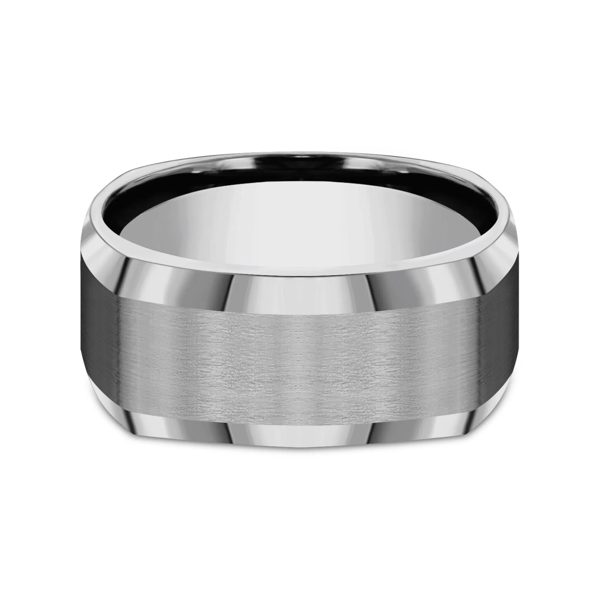 Men's Jewelry^* Men's Beveled Edge Band In Titanium