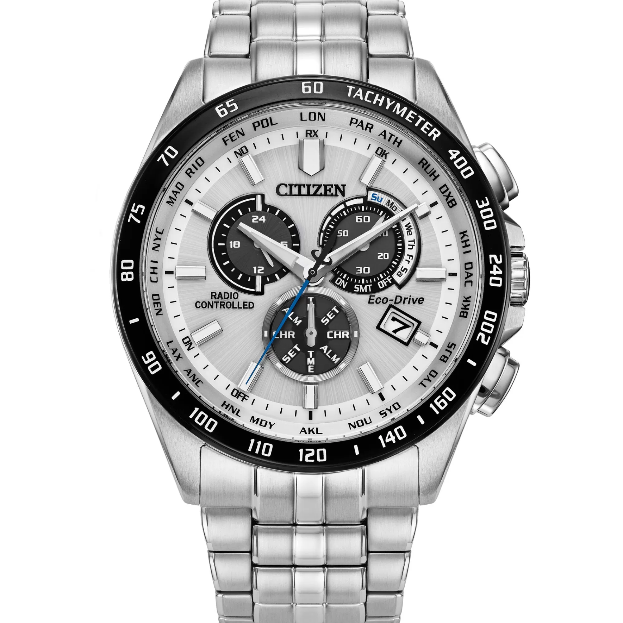 Men's Watches^Citizen® Eco™ Men's Chronograph Watch In Stainless Steel