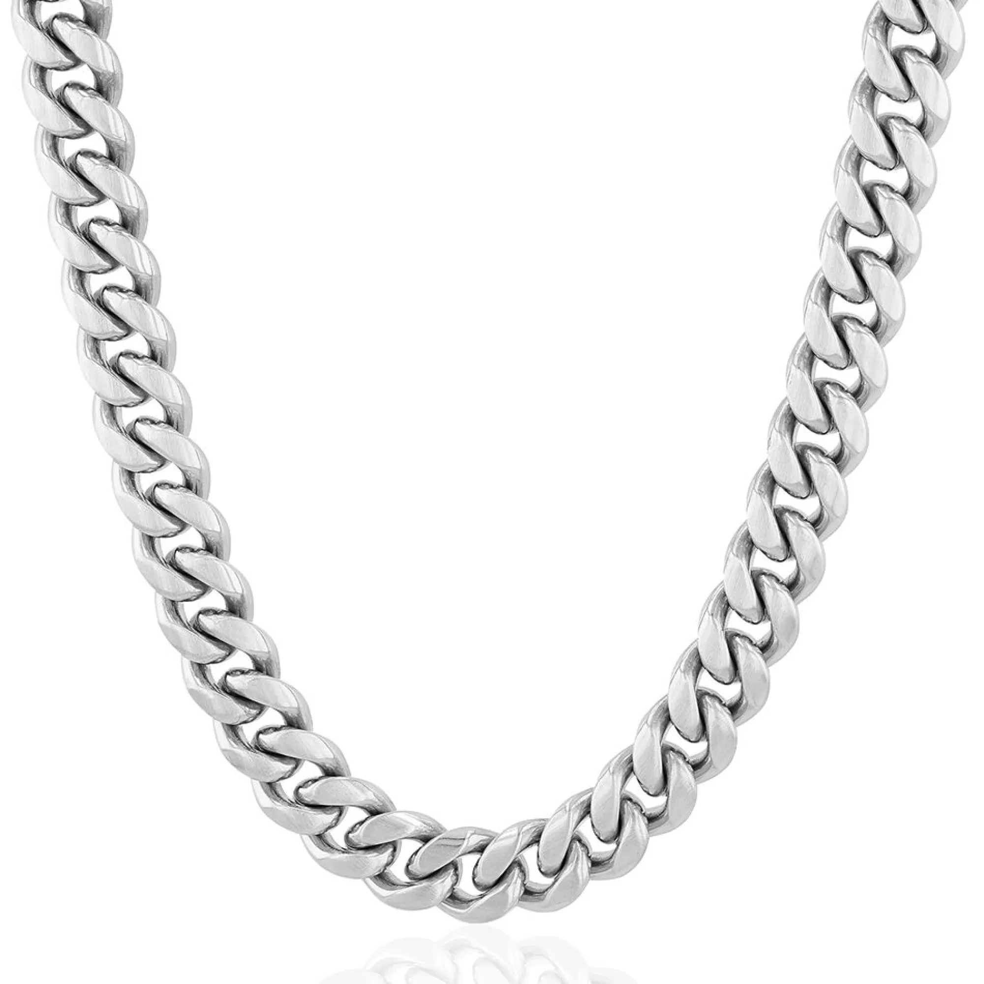 Necklaces & Pendants^* Men's Curb Chain In Stainless Steel, 7.5Mm, 24"