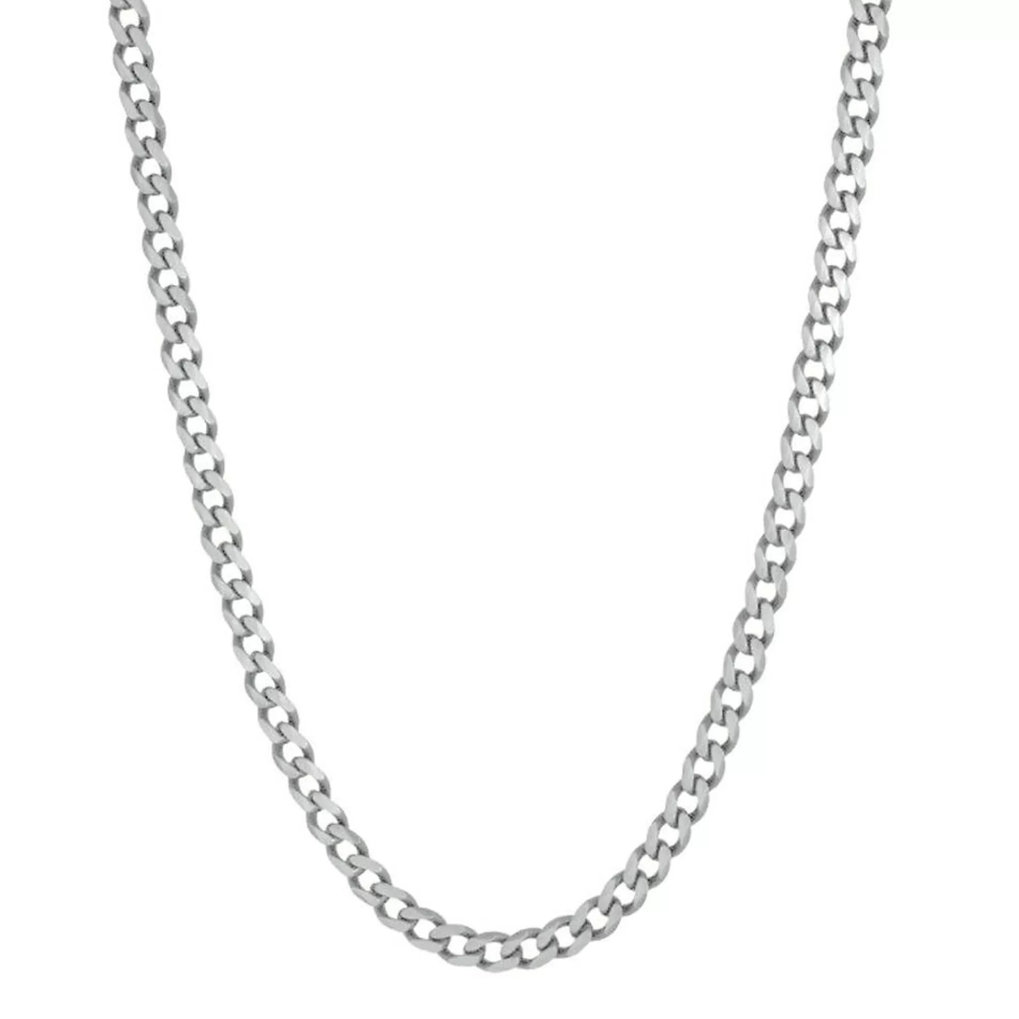 Necklaces & Pendants^* Men's Curb Chain In Sterling Silver, 22"