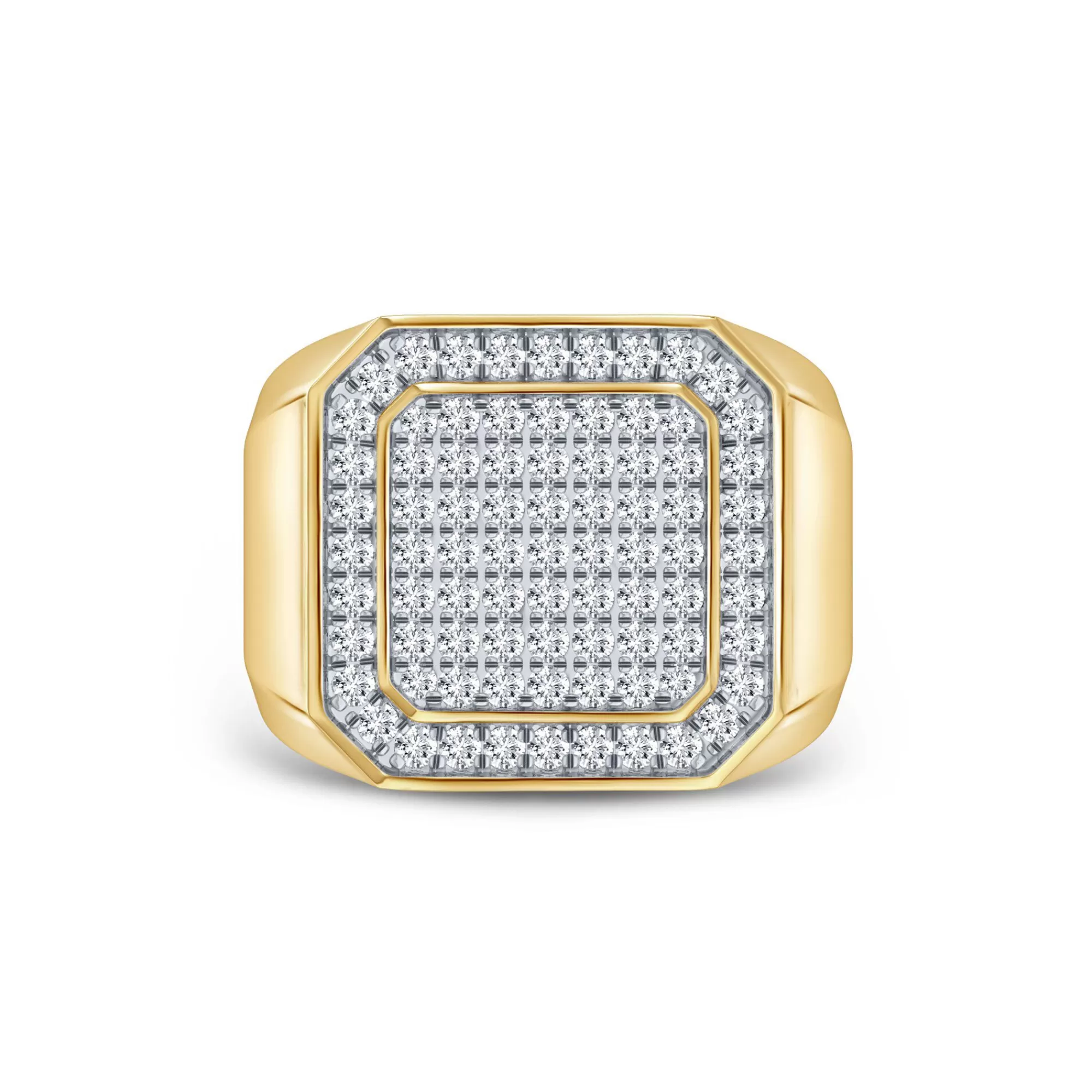 Rings^* Men's Diamond Ring In 10K Yellow Gold (1 1/2 Ct. Tw.)