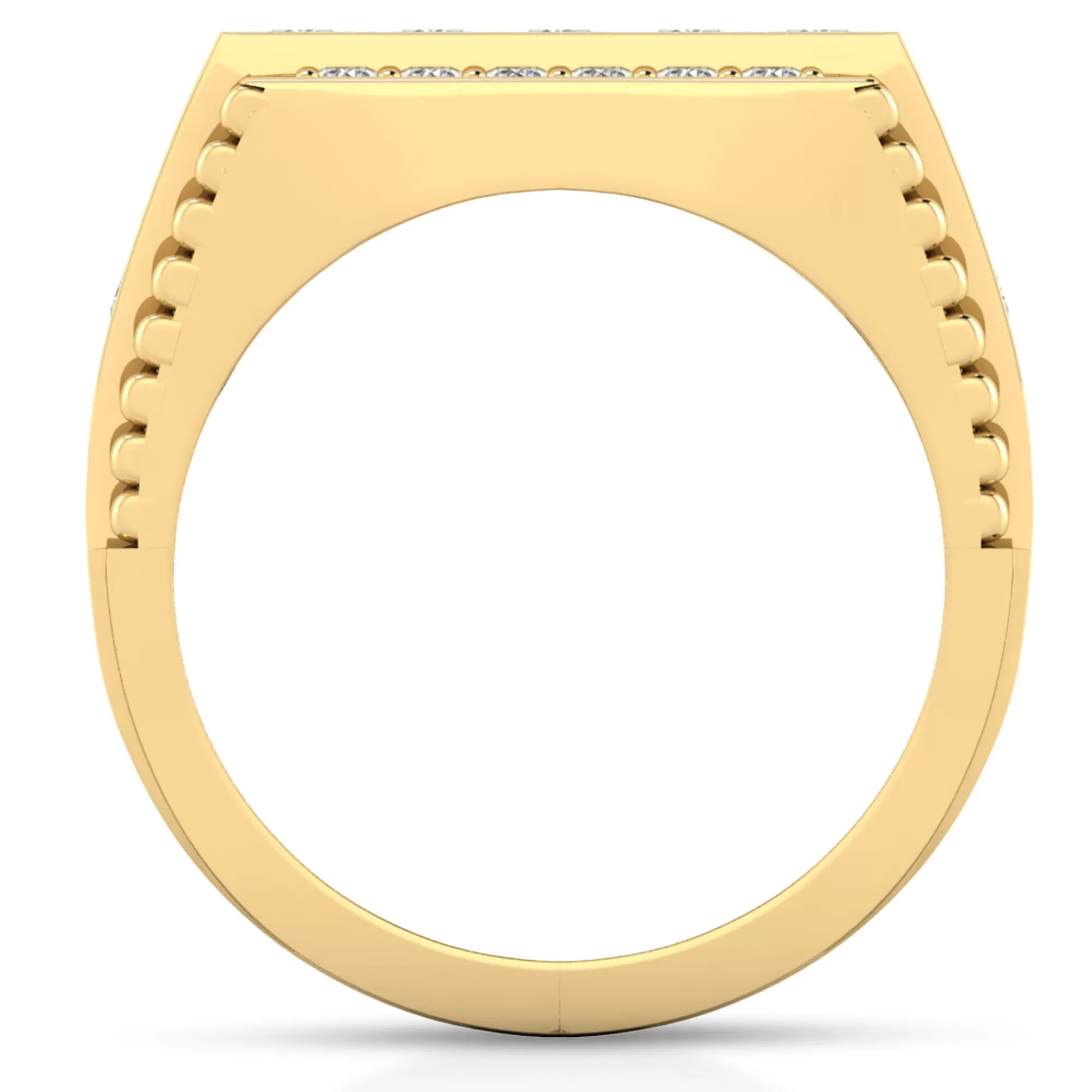 Rings^* Men's Diamond Ring In 10K Yellow Gold (1 1/4 Ct. Tw.)