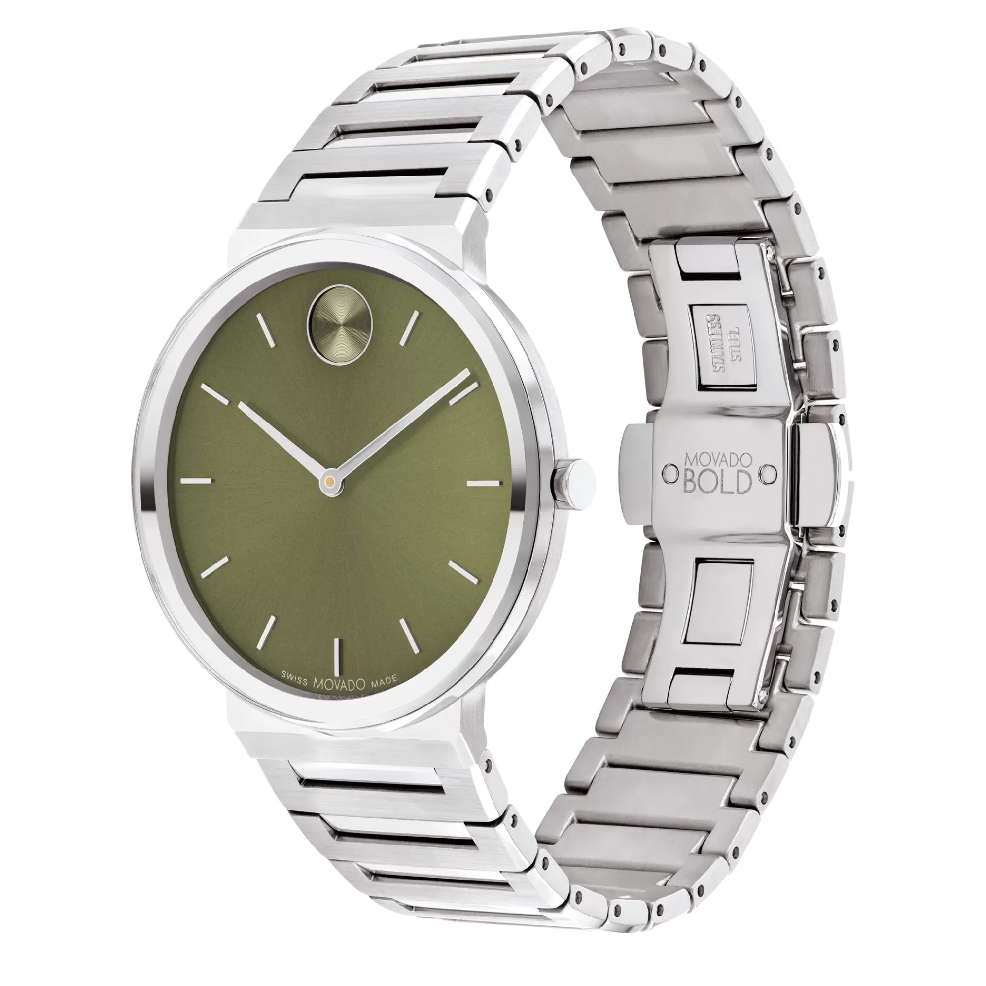 Men's Jewelry^Movado® Bold® Men's Dress Watch In Stainless Steel