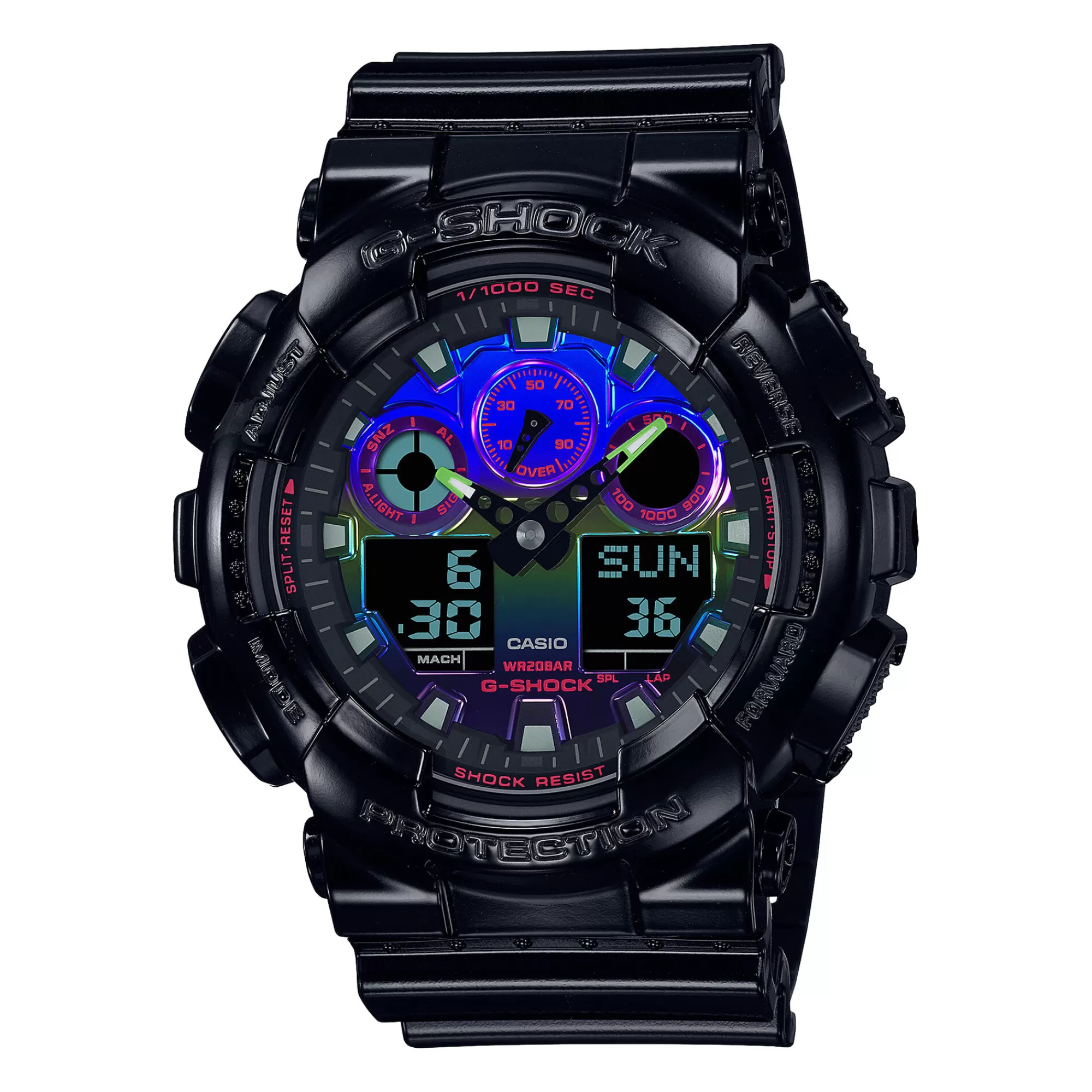 Men's Jewelry^G-Shock Men's Ga 100-Series Virtual Rainbow Watch, 52Mm