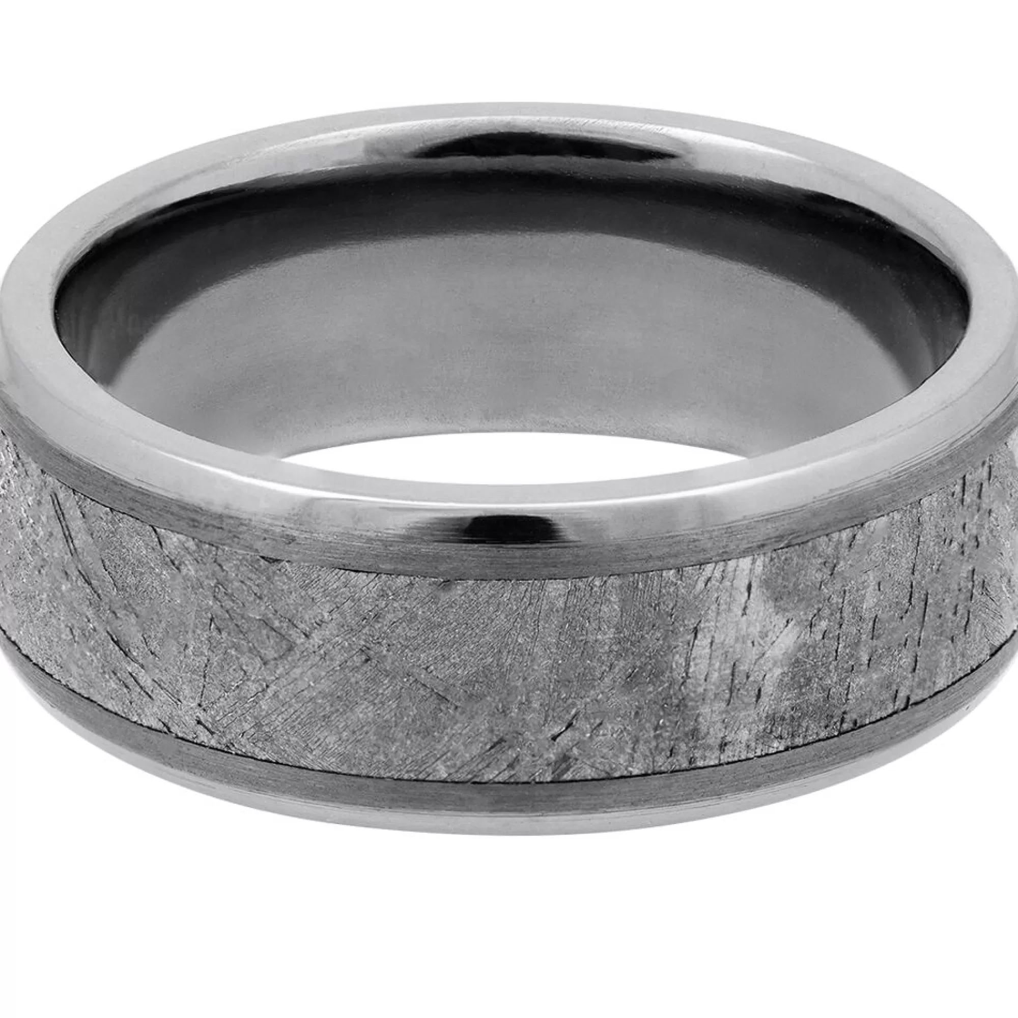 Men's Jewelry^Lashbrook Men's Meteorite Wedding Band In Tantalum, 8Mm