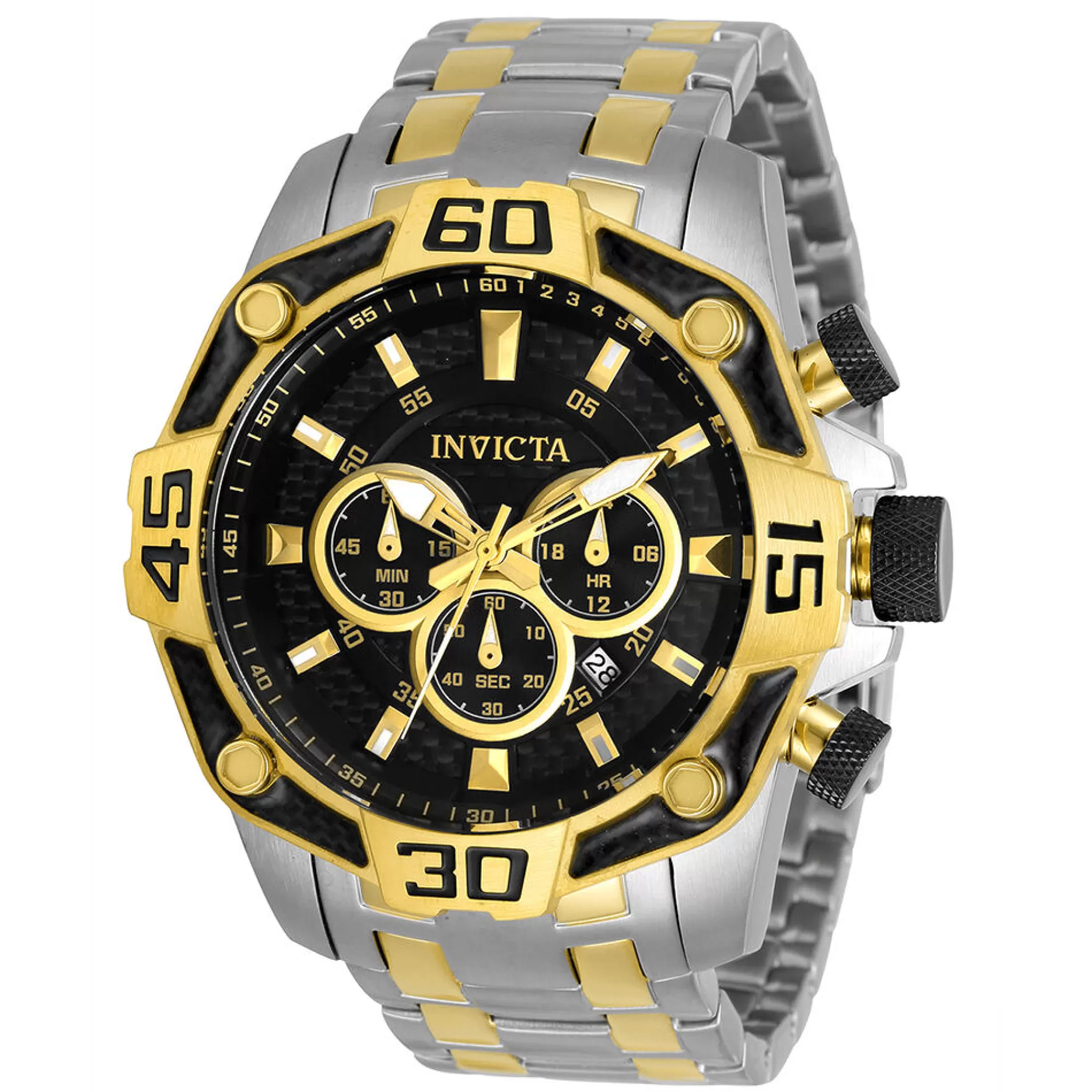 Men's Watches^Invicta Men's Pro Diver Chronograph Watch In Two-Tone