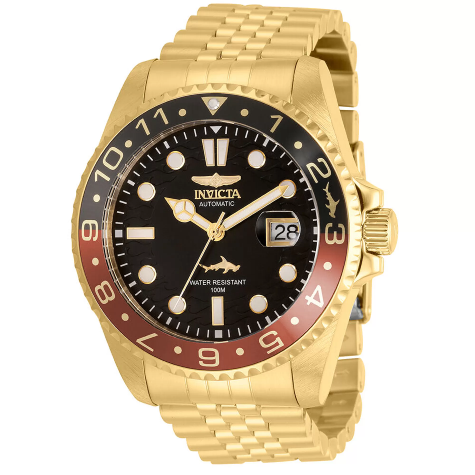 Men's Watches^Invicta Men's Pro Diver Hammerhead Watch In Gold-Tone