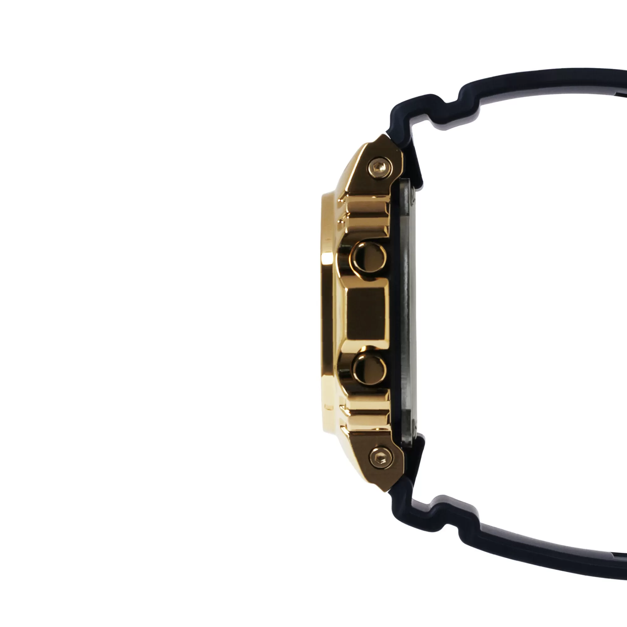 Men's Jewelry^G-Shock Men's 5600-Series Watch With Yellow Gold-Tone Case And Black Resin Strap