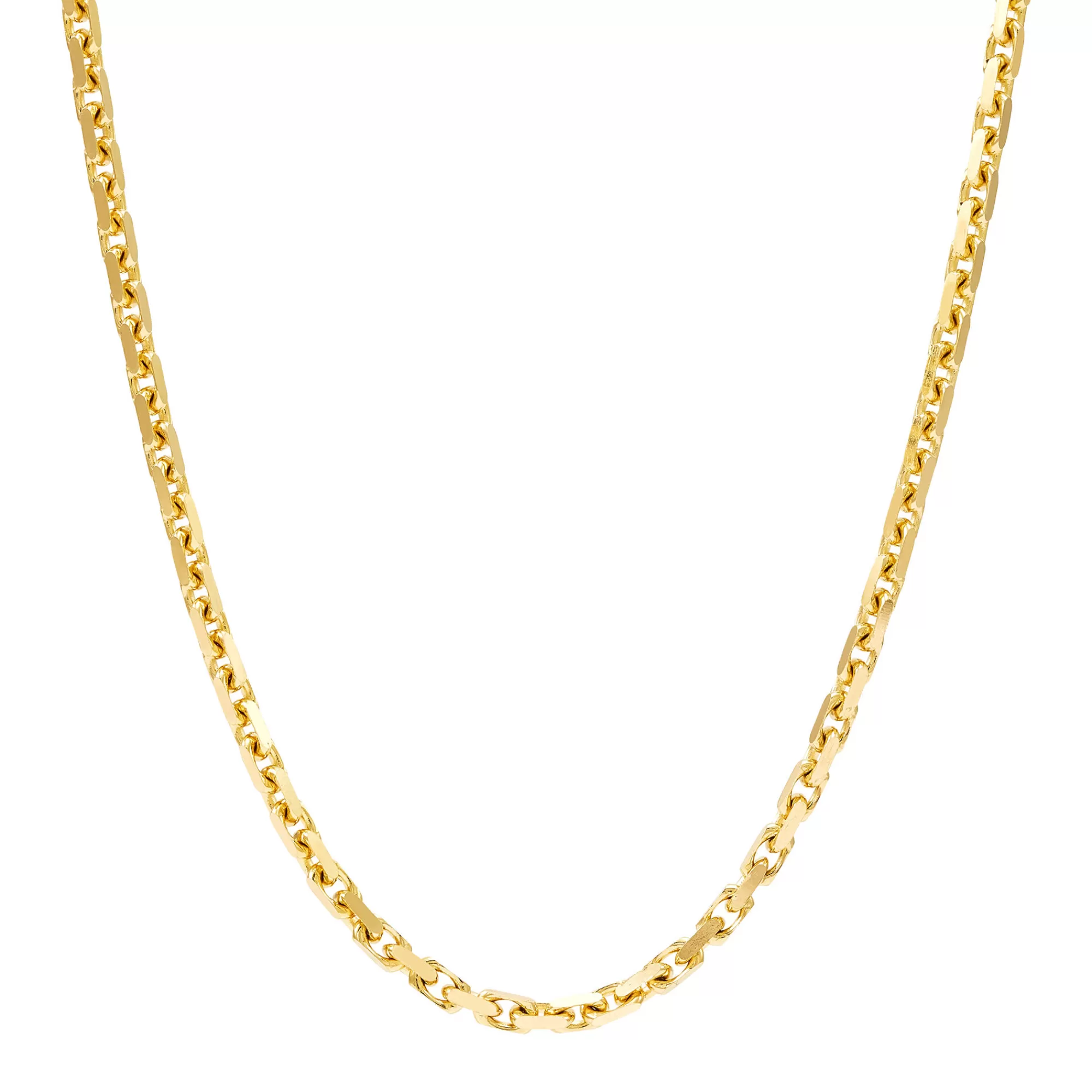 Necklaces & Pendants^* Men's Solid Link Chain In 14K Yellow Gold, 2.3Mm, 22"