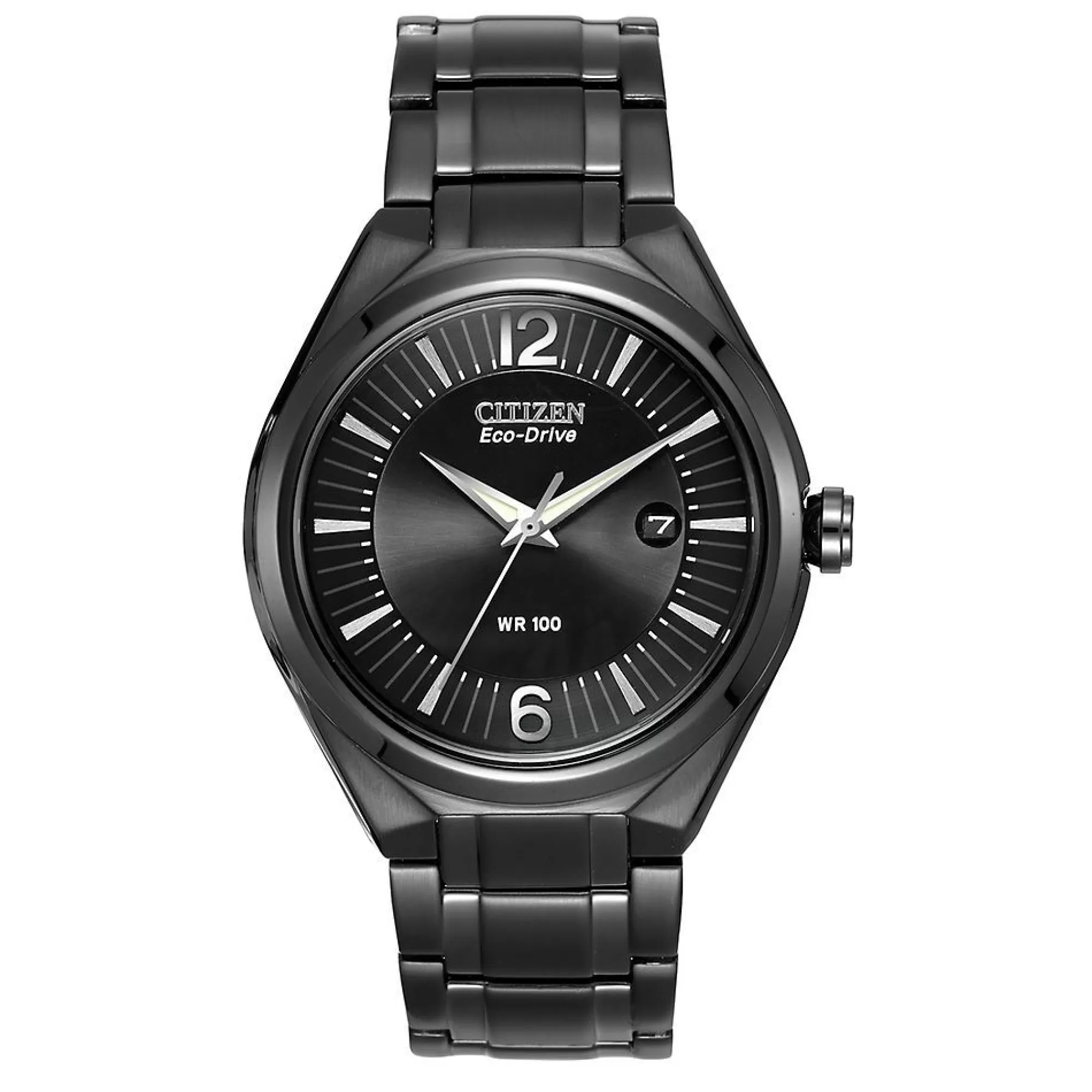 Men's Jewelry^Citizen® Eco™ Men's Watch & Bracelet Set In Black Ion-Plated Stainless Steel