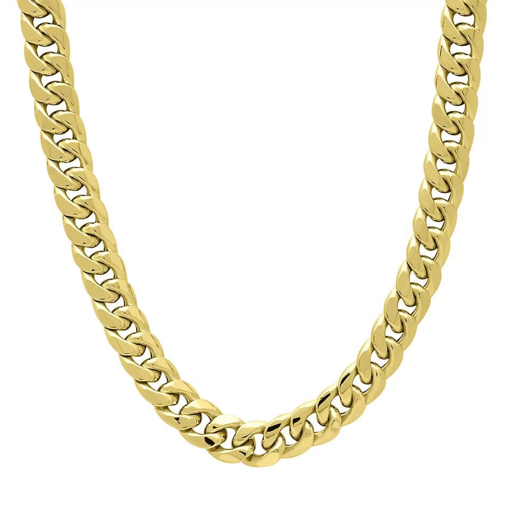 Necklaces & Pendants^* Miami Cuban Link Chain In 14K Yellow Gold, 22"