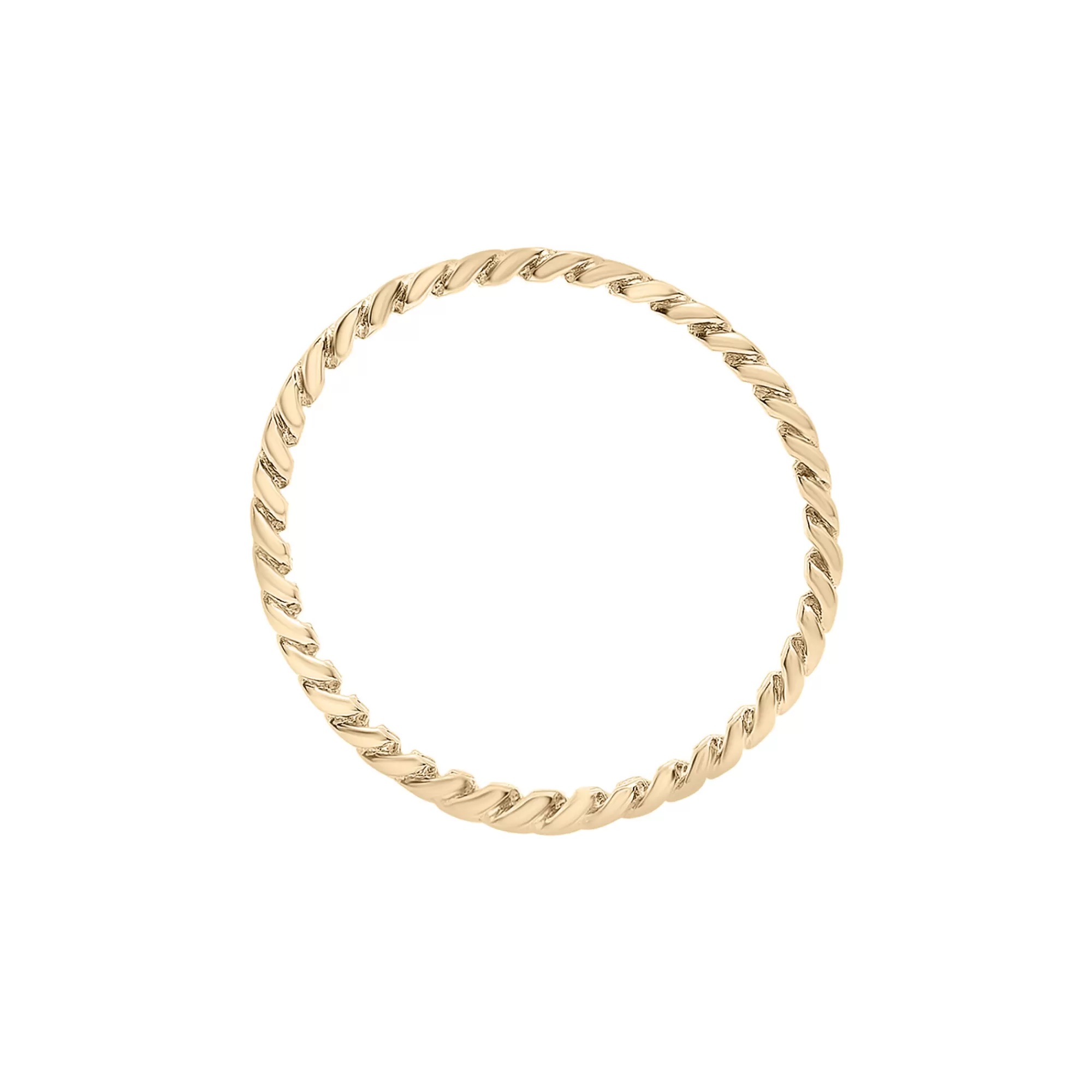 Rings^Laure by Aurate Mini Curb Link Ring In 14K Yellow Gold