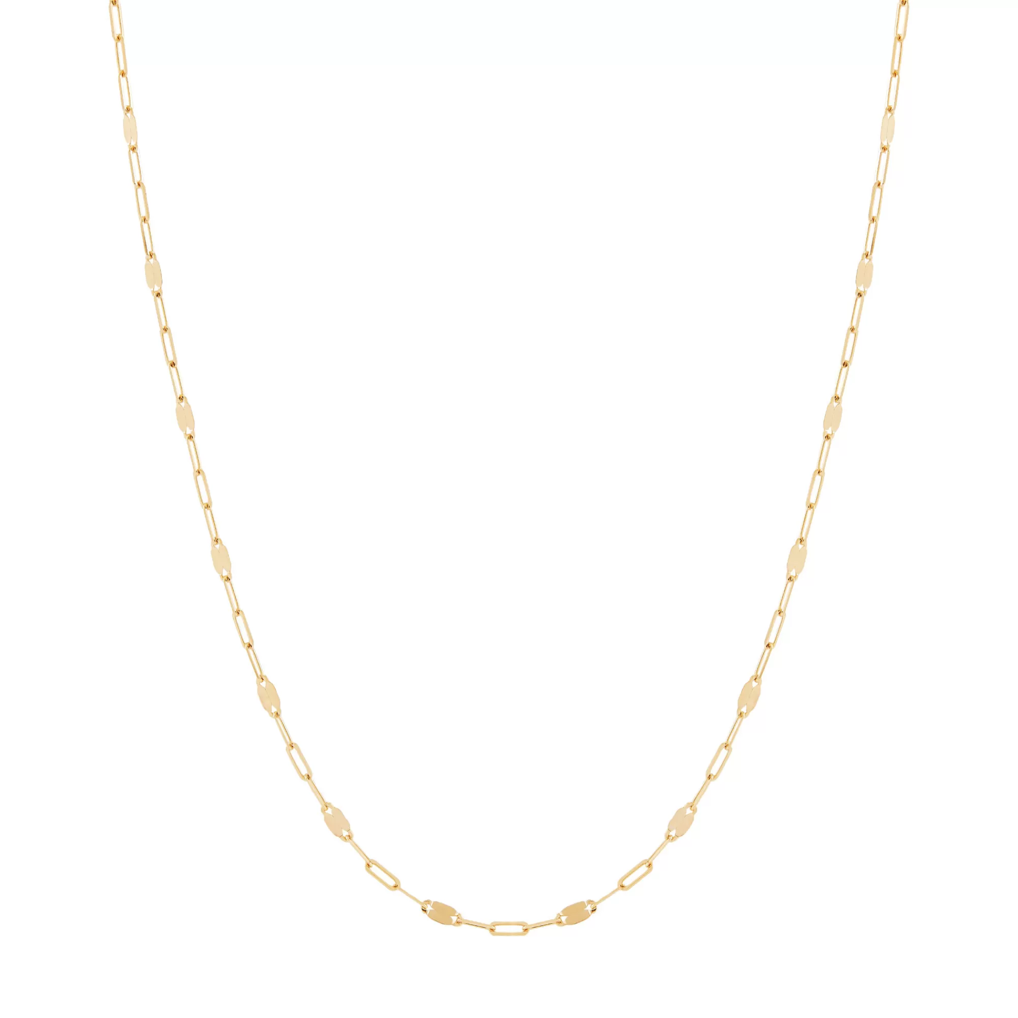 Necklaces & Pendants^* Mirror Chain Necklace In 14K Yellow Gold, 18"