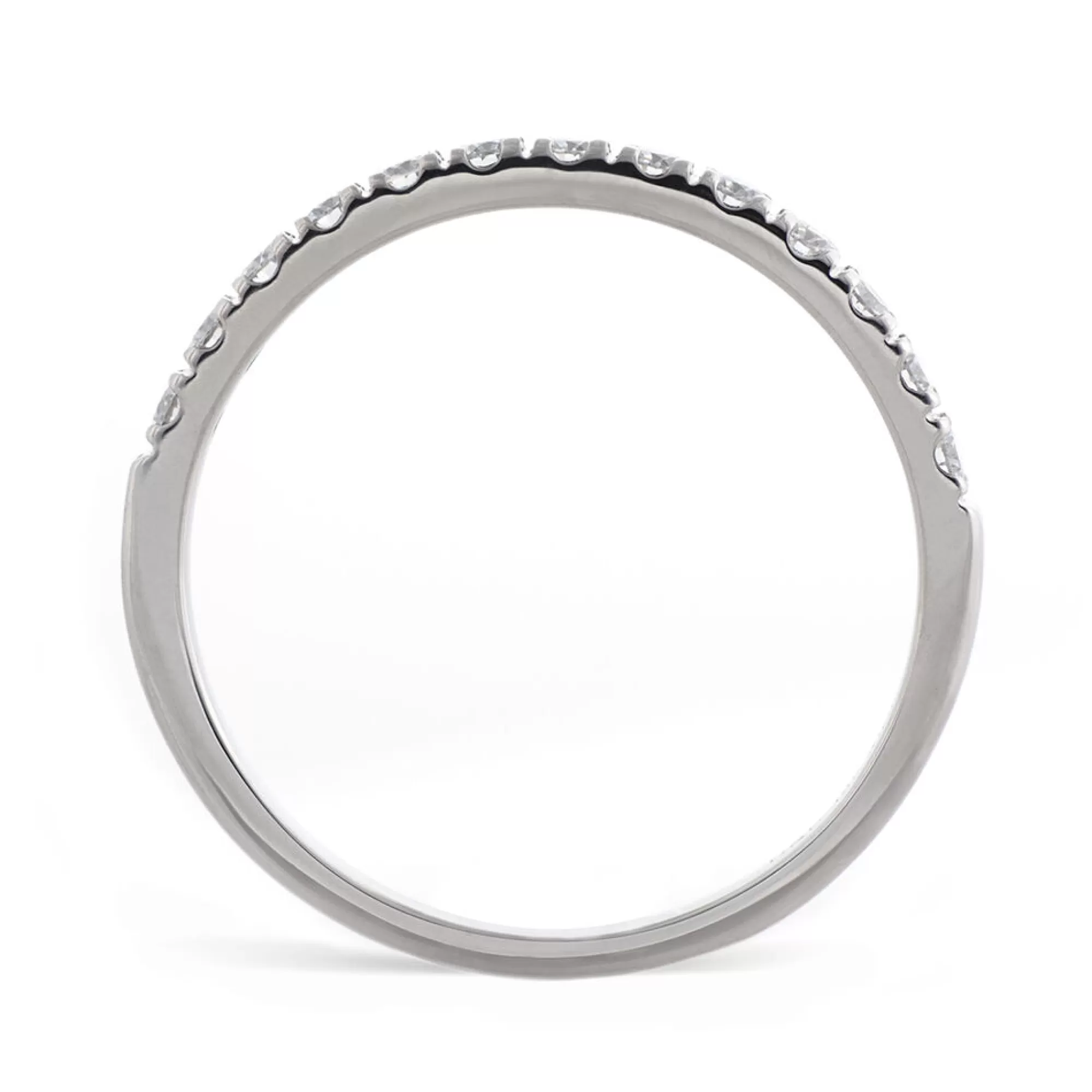 Rings^Charles & Colvard-Forever One™ Moissanite Band 14K White Gold