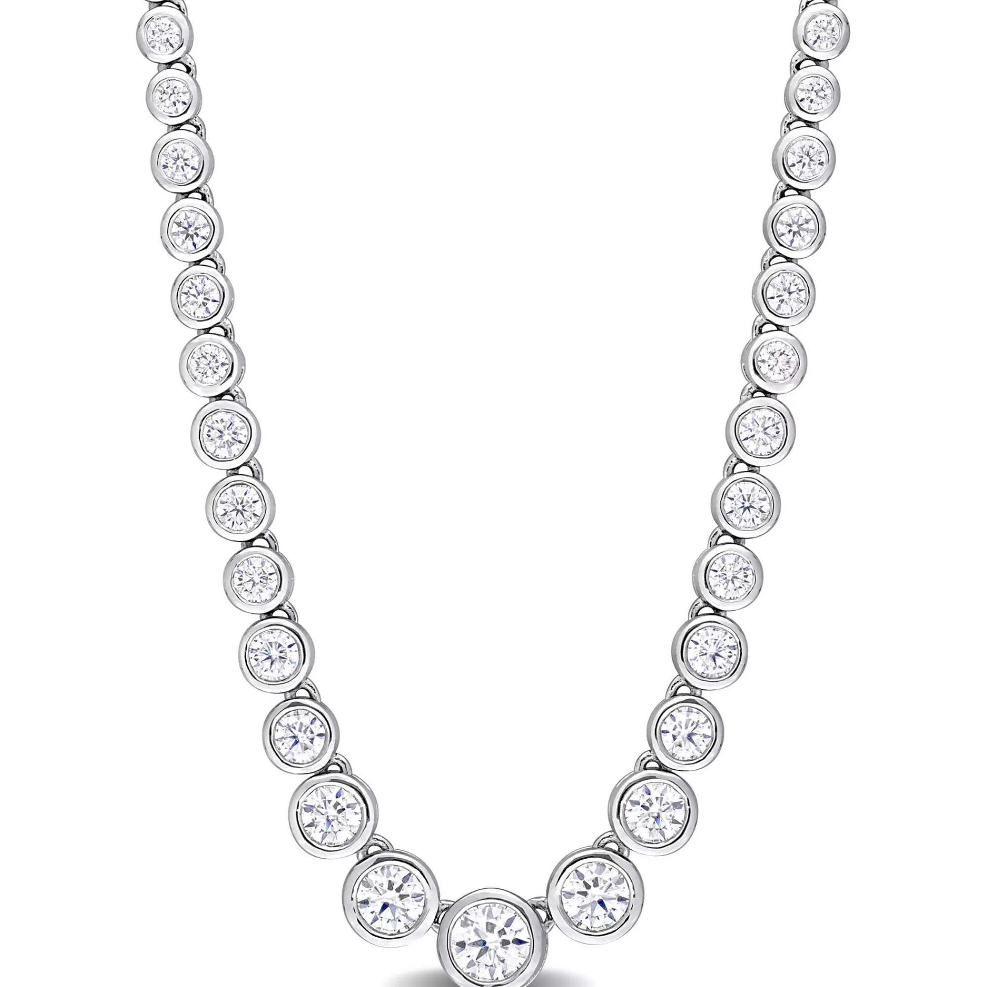 Necklaces & Pendants^* Moissanite Necklace In Sterling Silver