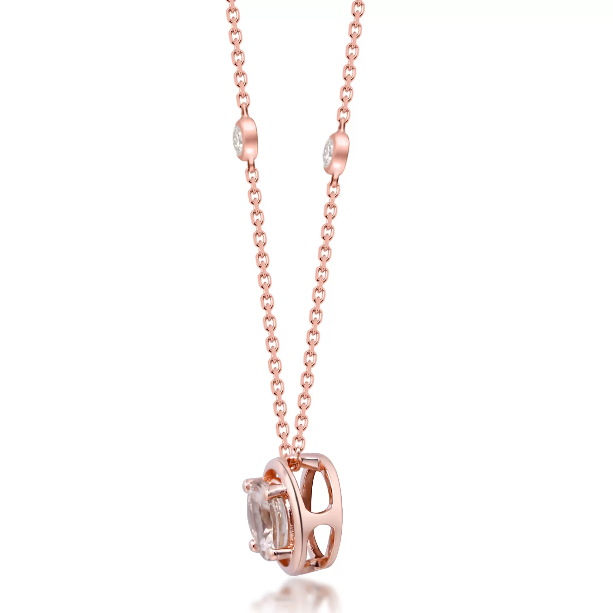 Necklaces & Pendants^* Morganite Pendant In 10K Rose Gold