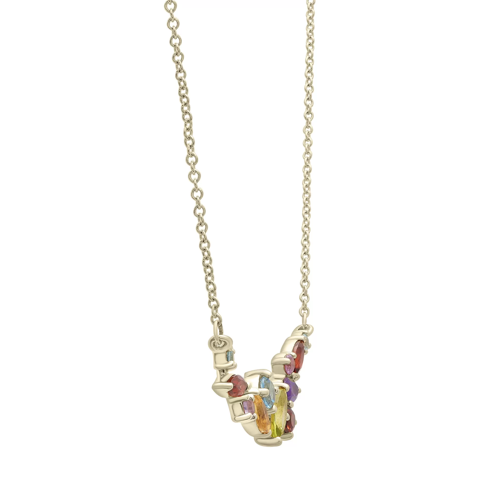 Necklaces & Pendants^* Multi-Gemstone Necklace In 14K Yellow Gold