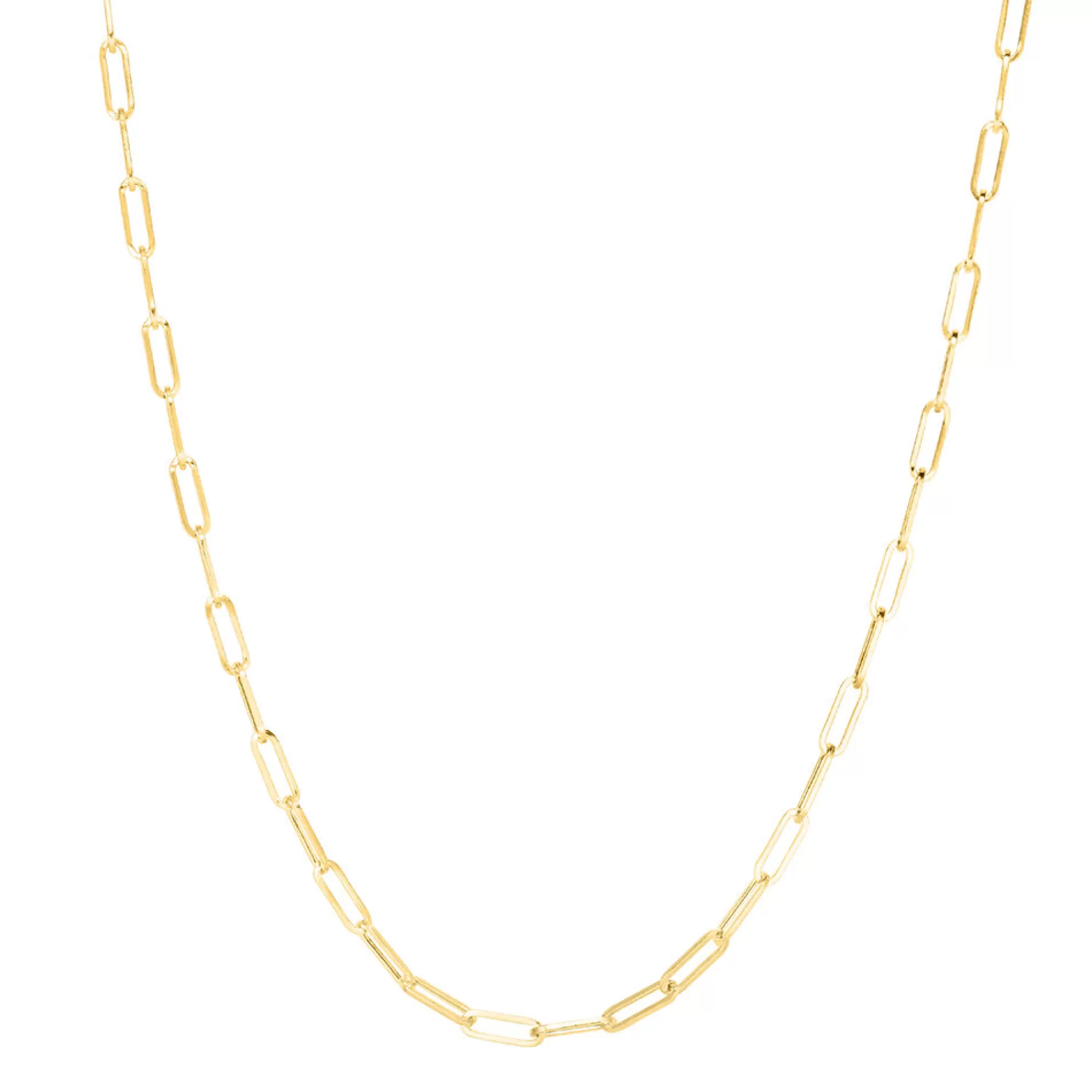 Necklaces & Pendants^* Paperclip Chain Necklace In 14K Yellow Gold, 3Mm, 18"