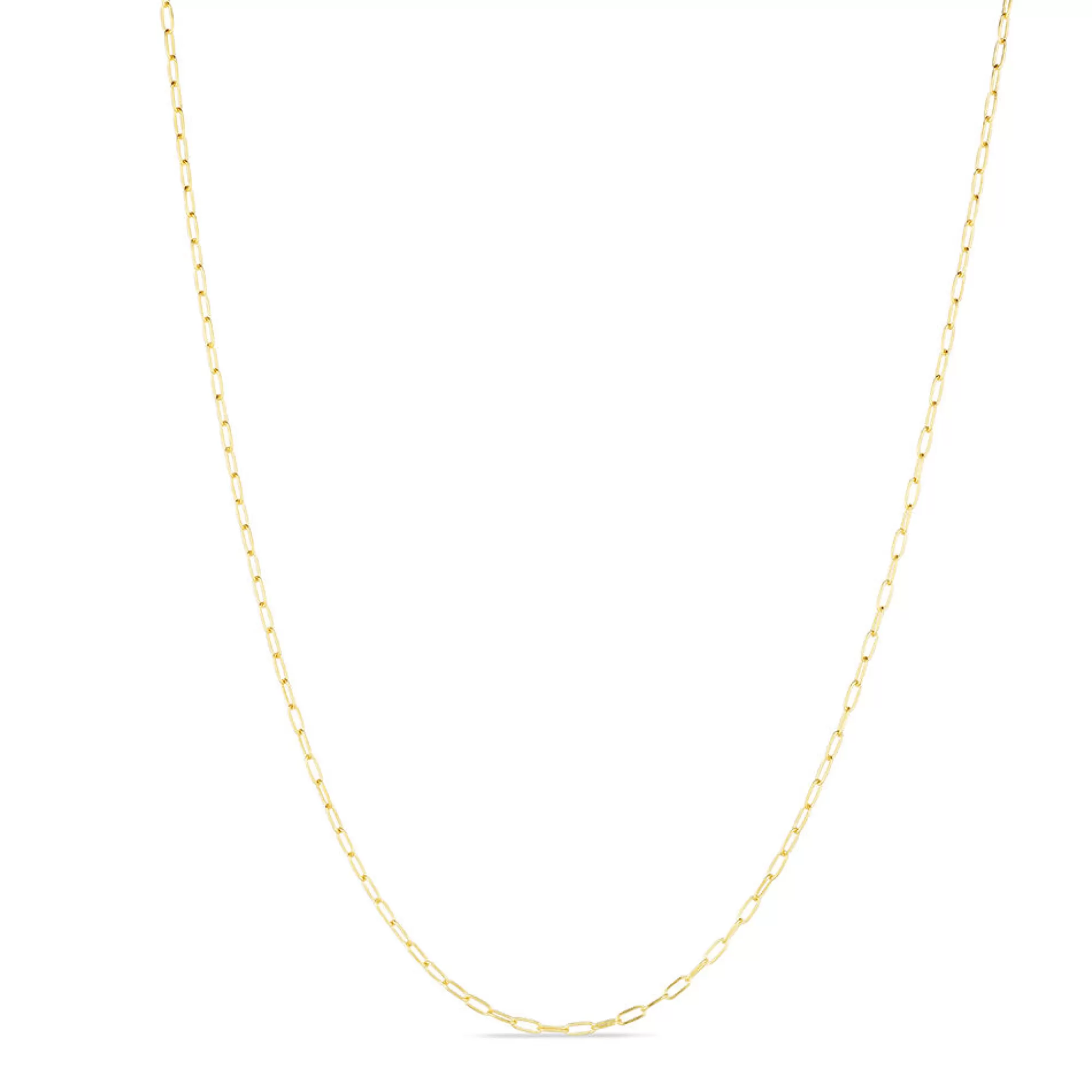 Necklaces & Pendants^* Paperclip Chain Necklace In 14K Yellow Gold, 1.4Mm, 18"