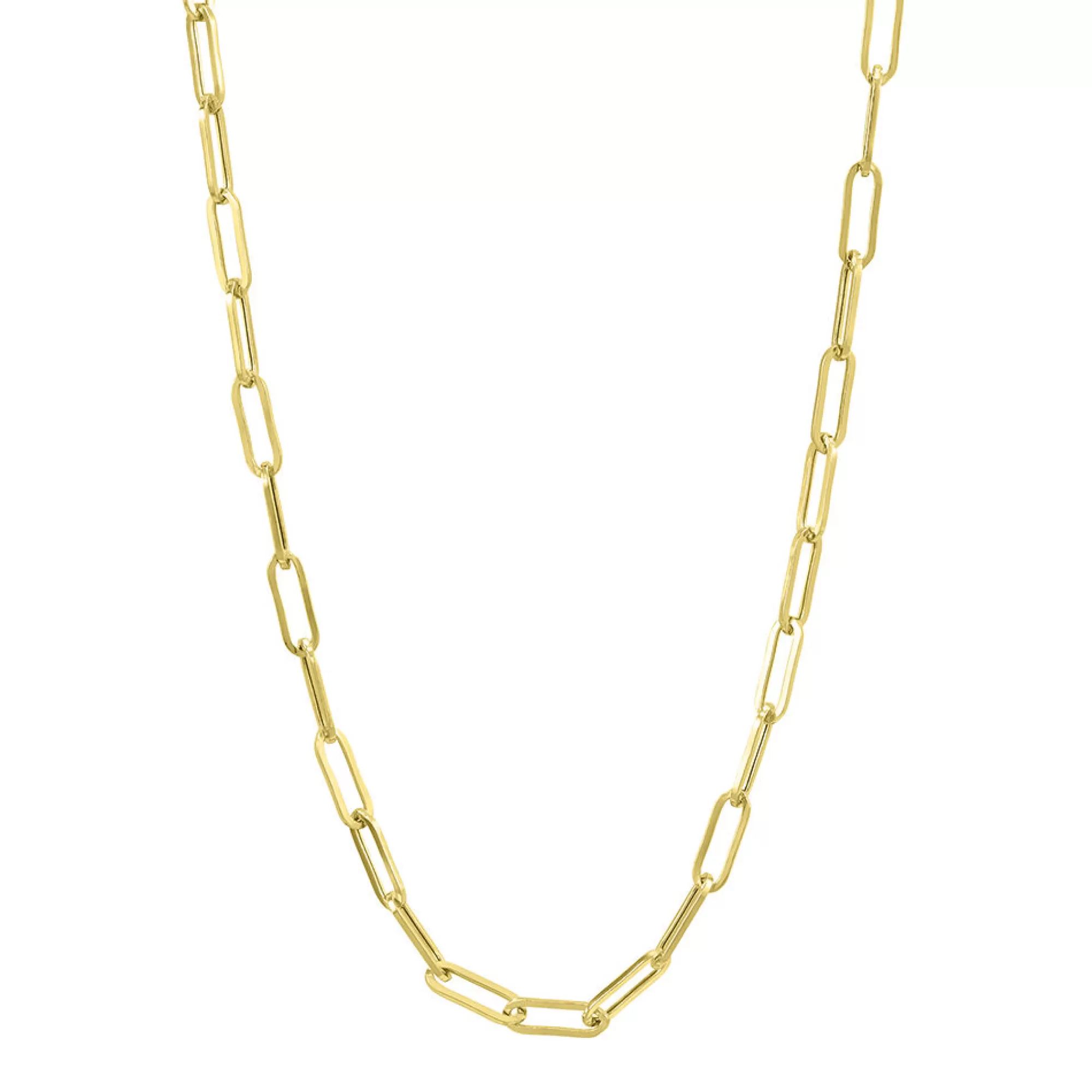 Necklaces & Pendants^* Paperclip Chain Necklace In 14K Yellow Gold, 3.15Mm, 18"