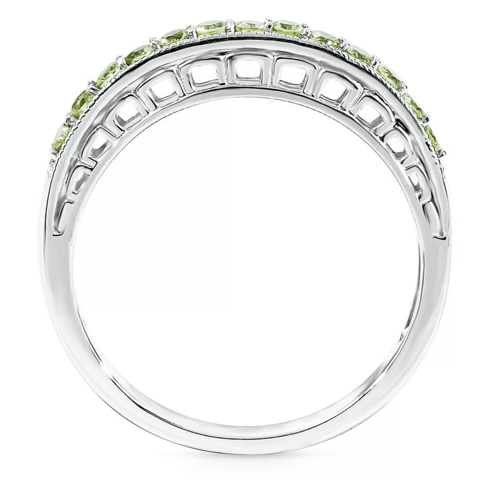 Rings^Layering & Stacking Peridot Stack Ring In Sterling Silver