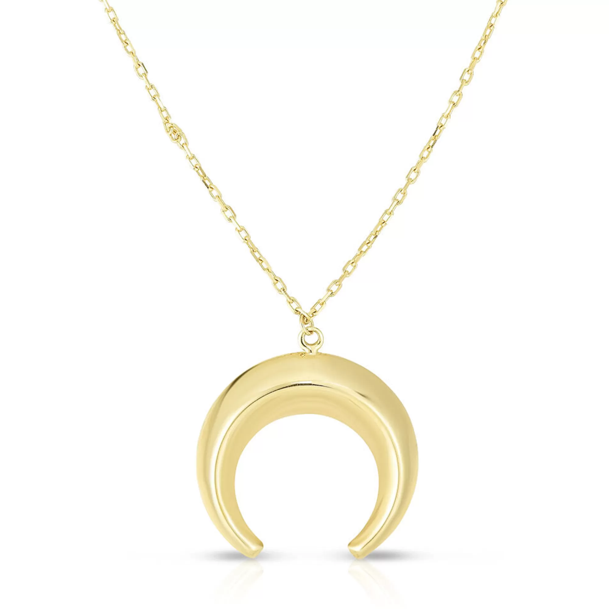 Necklaces & Pendants^* Polished Horn Necklace In 14K Yellow Gold