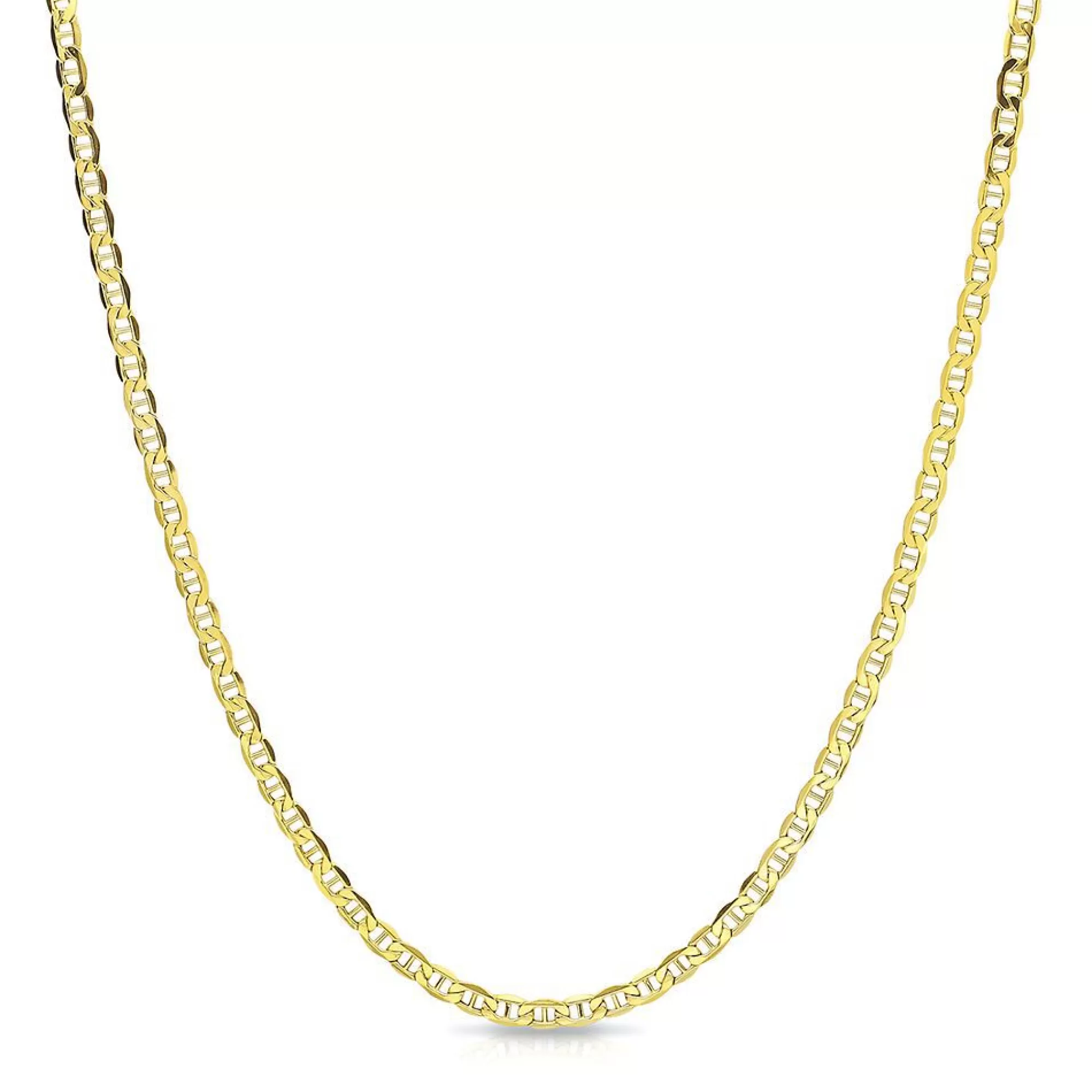 Necklaces & Pendants^* Polished Marine Chain In 14K Yellow Gold, 24"