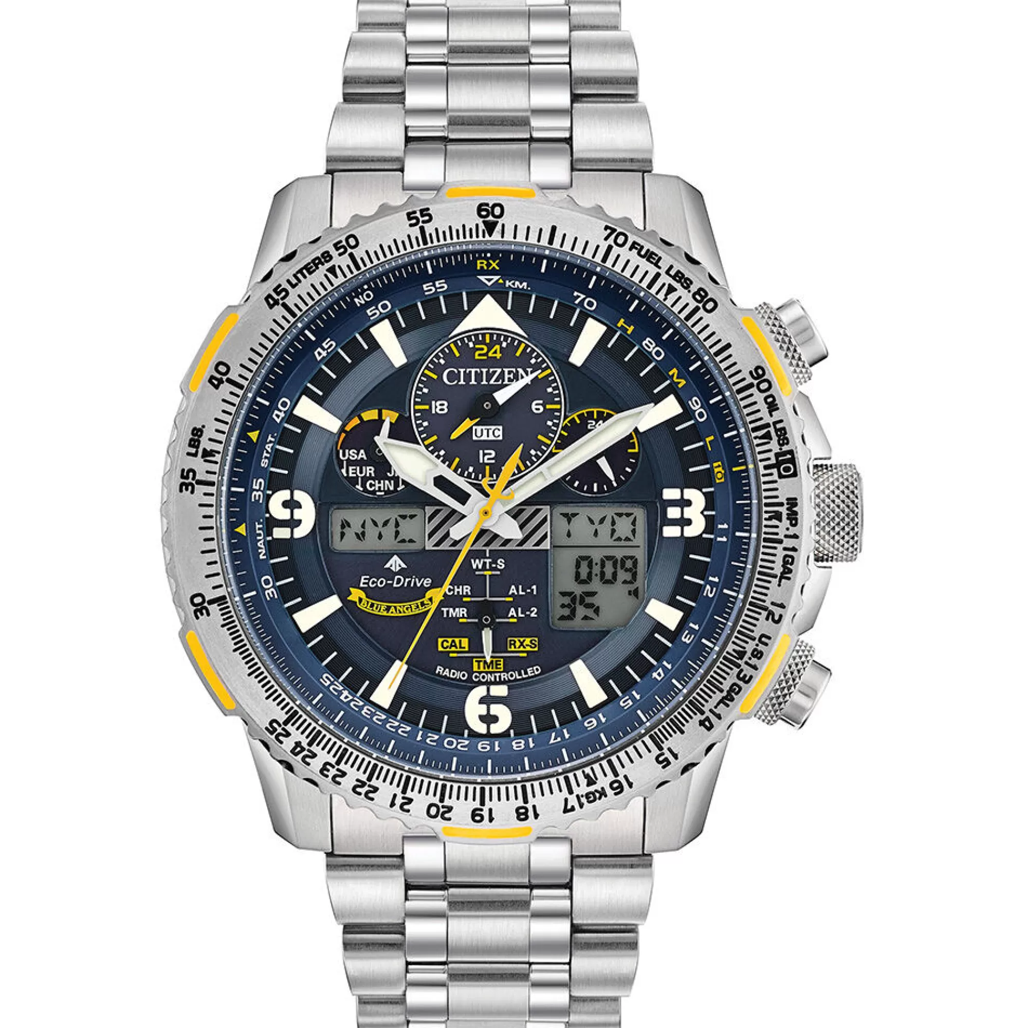 Men's Jewelry^Citizen® Eco™ Promaster Skyhawk A-T Blue Angels Men's Watch In Titanium