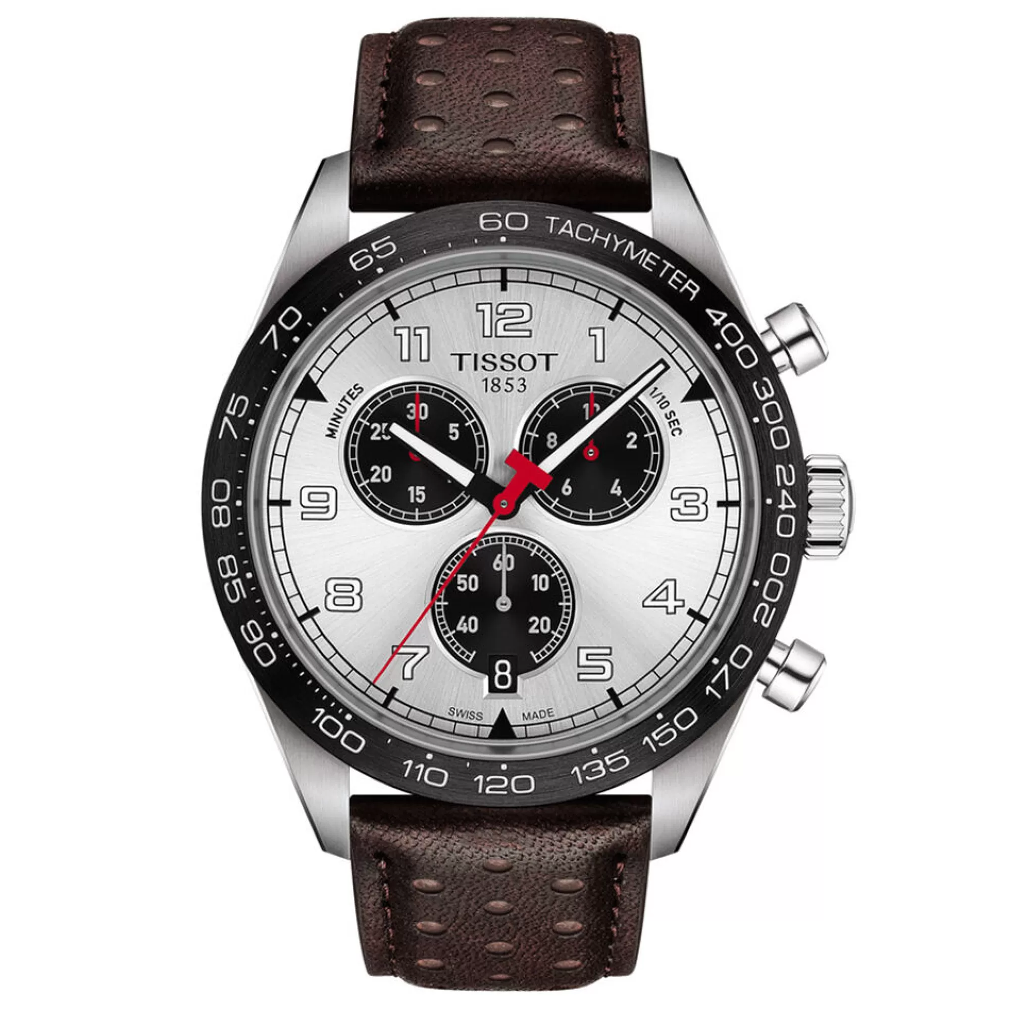 Men's Jewelry^Tissot® Prs 516 Chronograph Men's Watch With Leather Strap, 45Mm