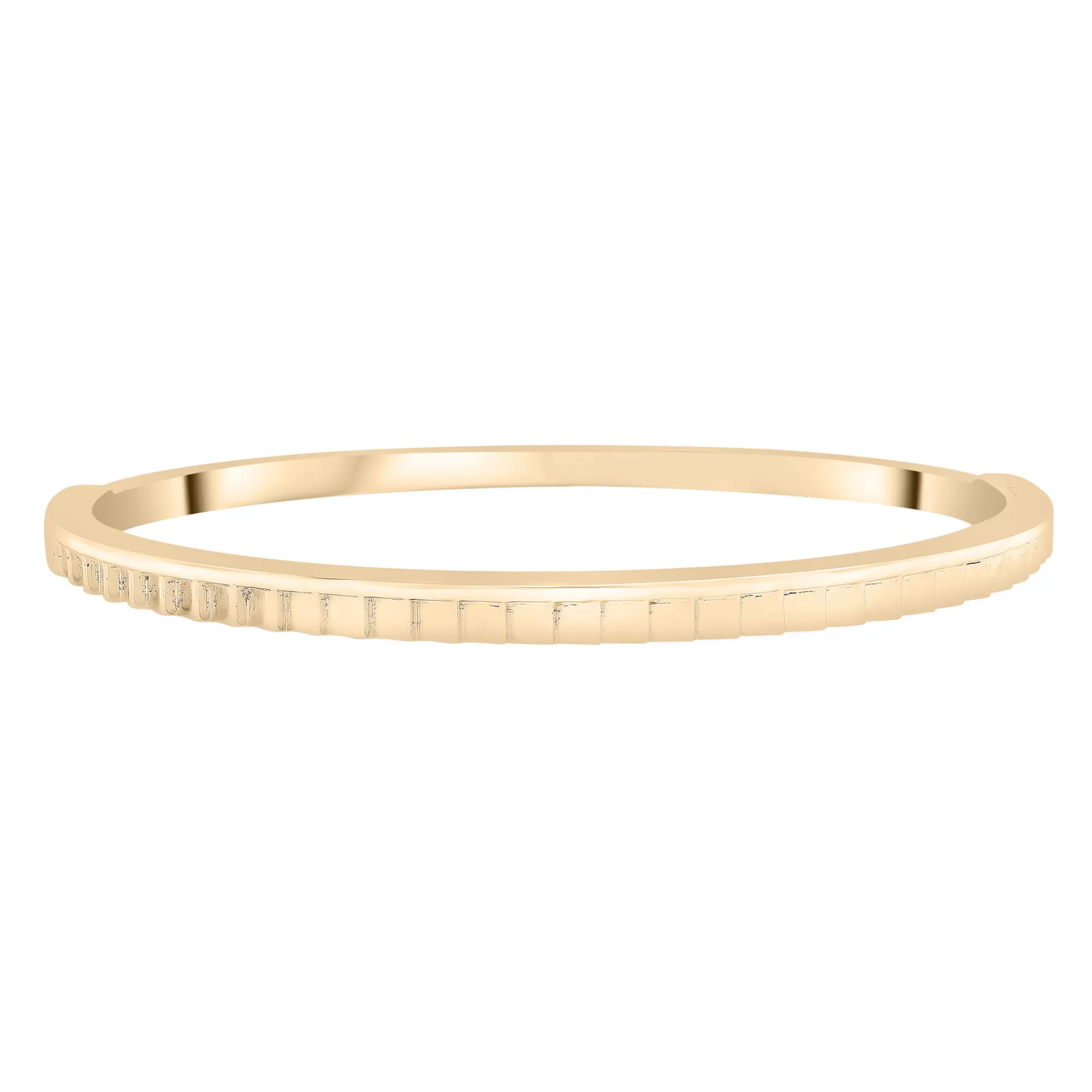 Bracelets^Laure by Aurate Ribbed Bangle Bracelet In Vermeil, 4Mm, 7"