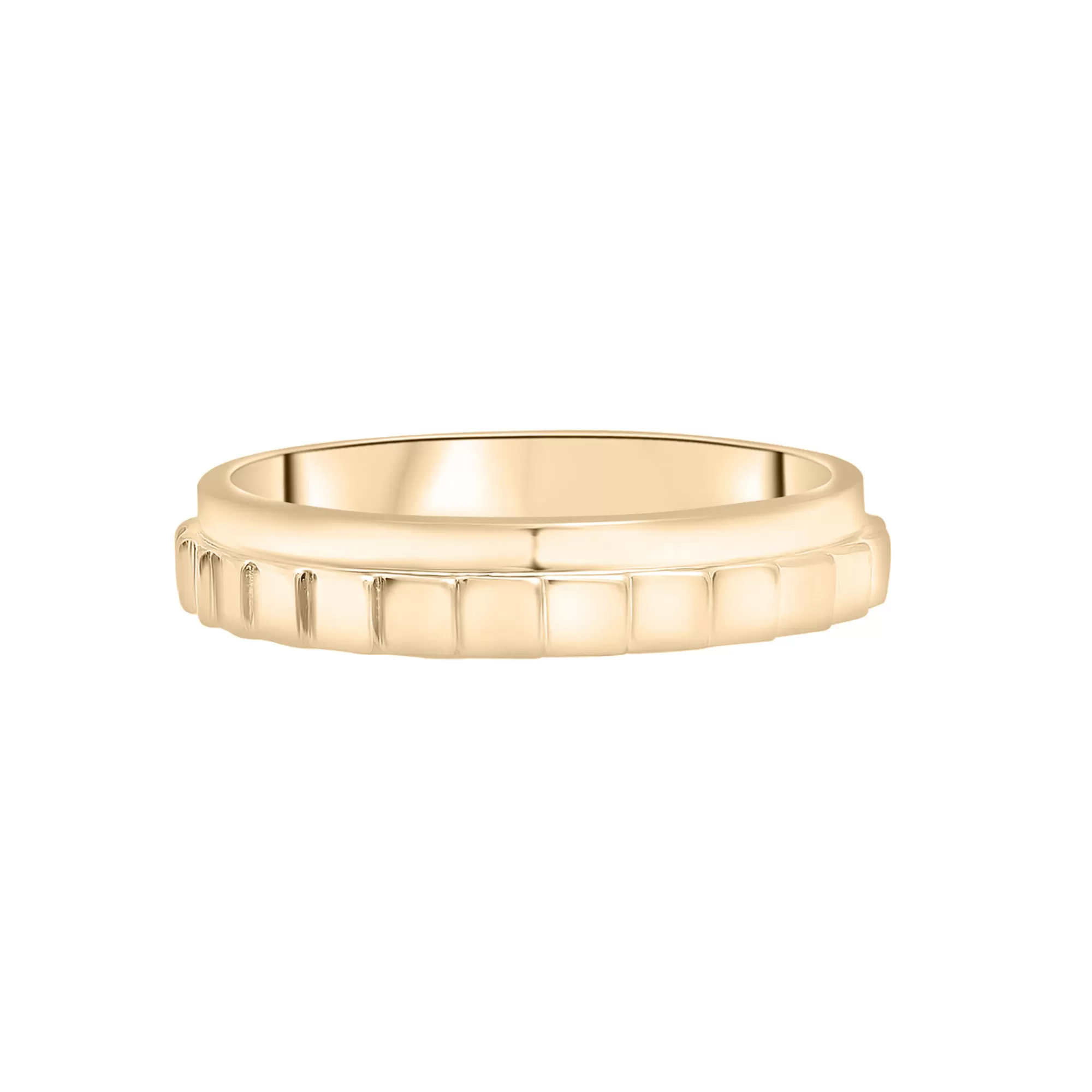 Rings^Laure by Aurate Ribbed Ring In Vermeil