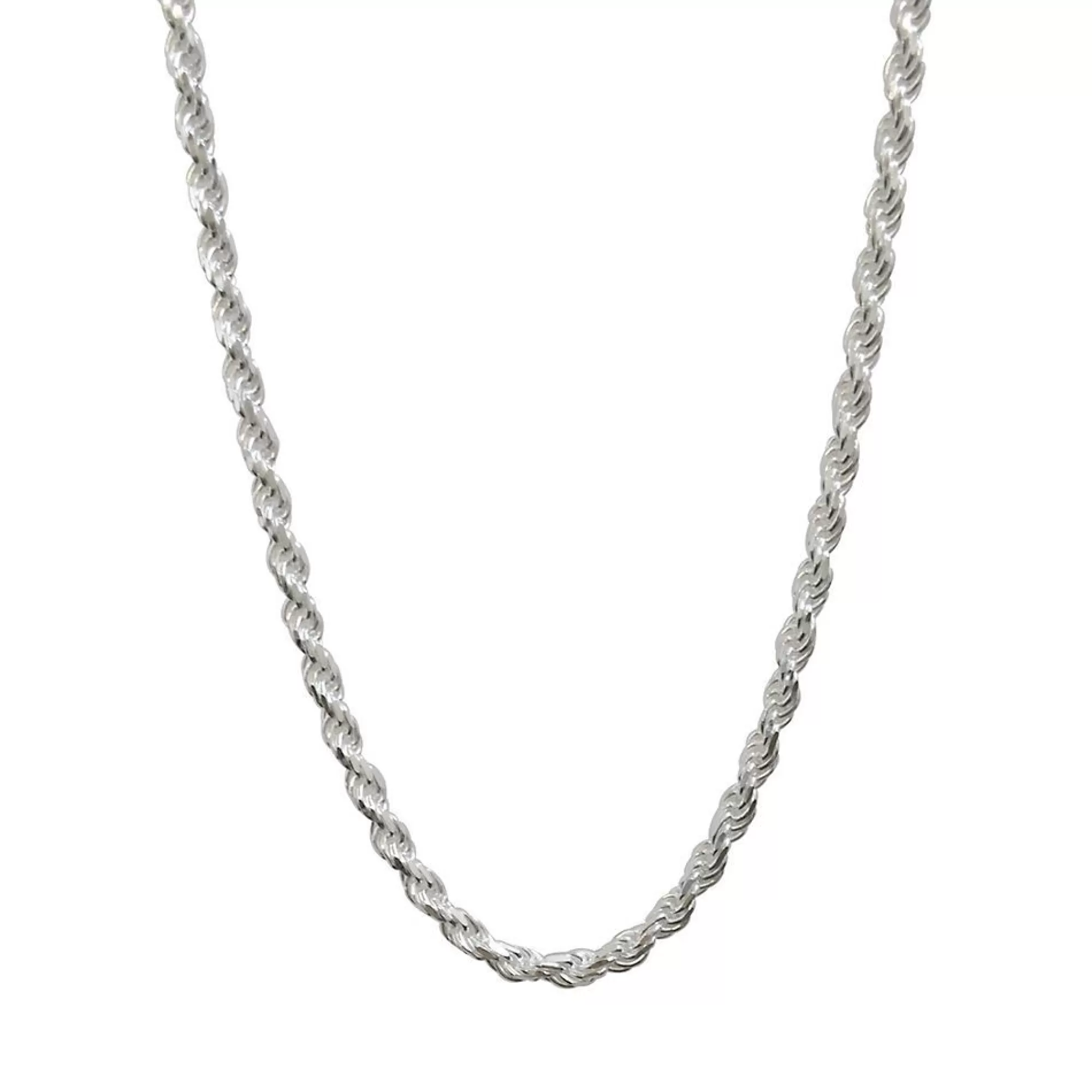 Necklaces & Pendants^* Rope Chain In Sterling Silver, 24"