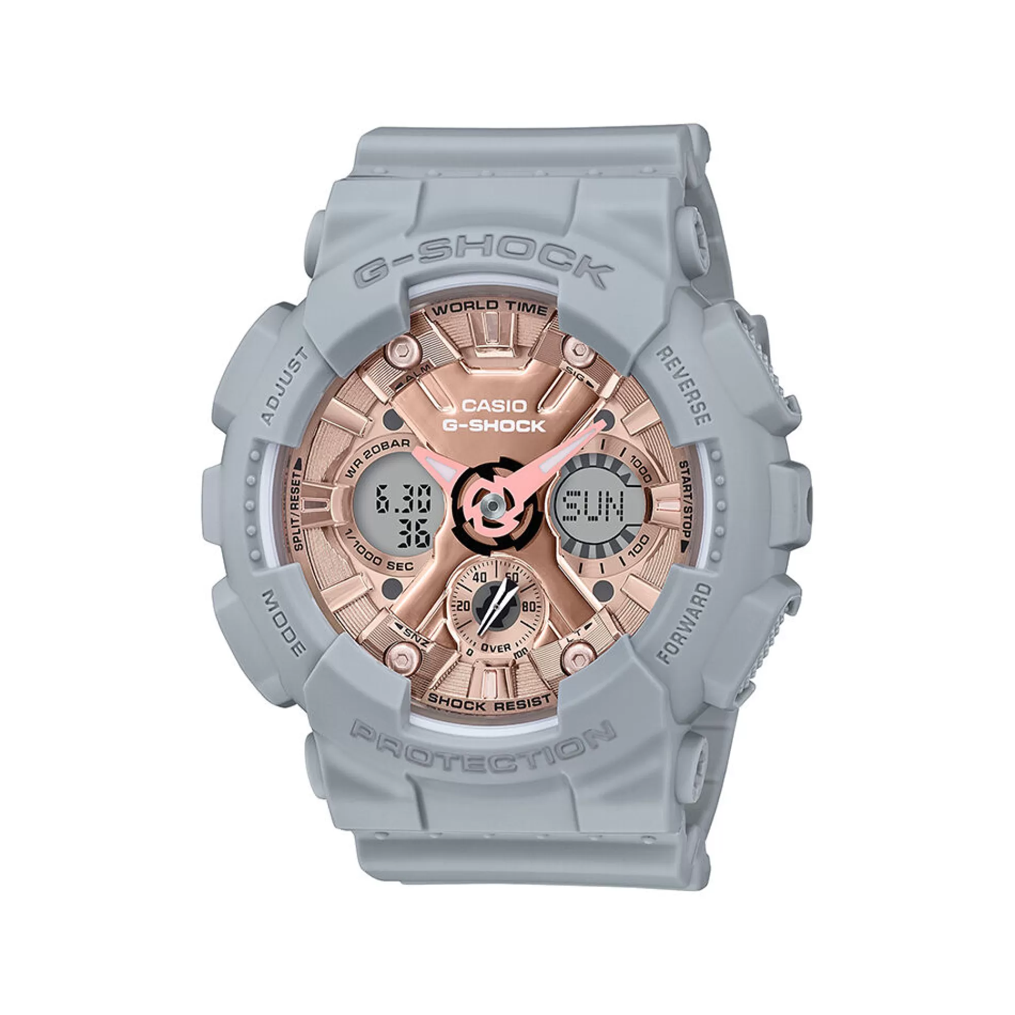 Women's Watches^G-Shock S Series Analog-Digital Women's Watch In Gray Resin