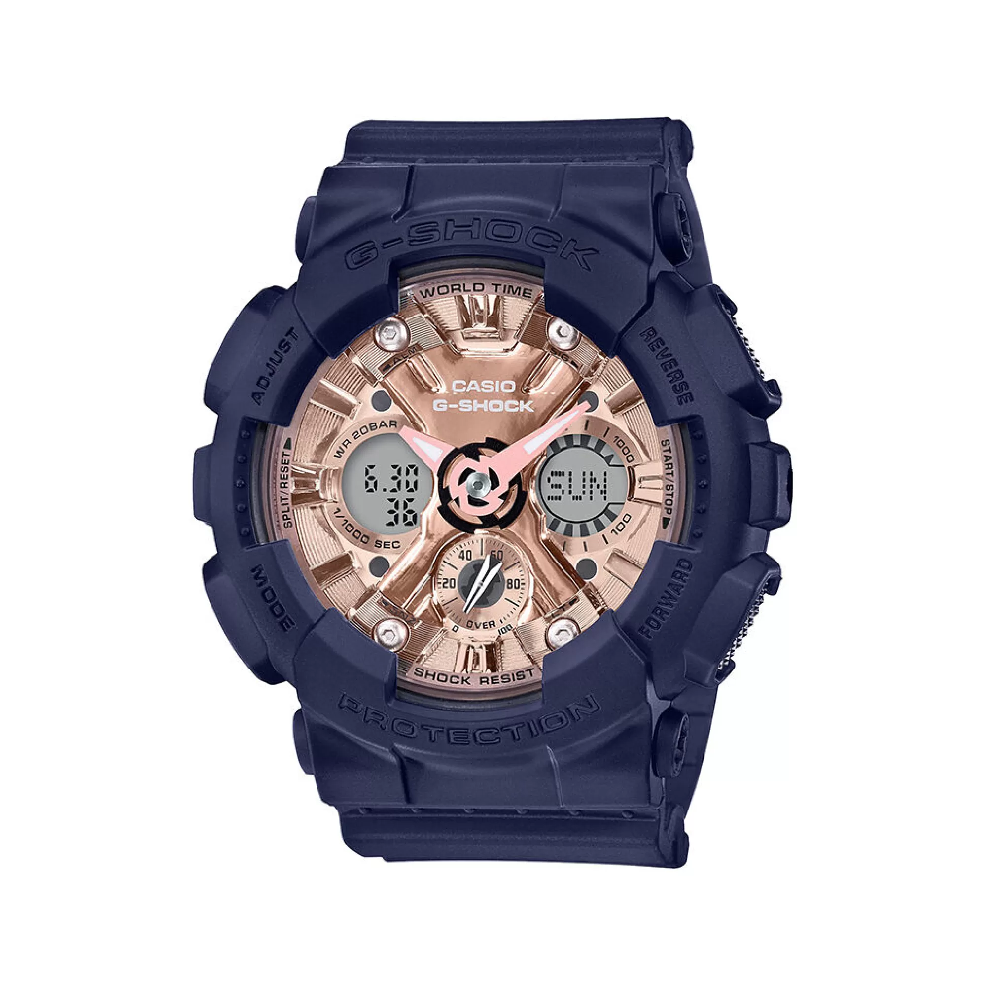 Women's Watches^G-Shock S Series Analog-Digital Women's Watch In Navy Resin