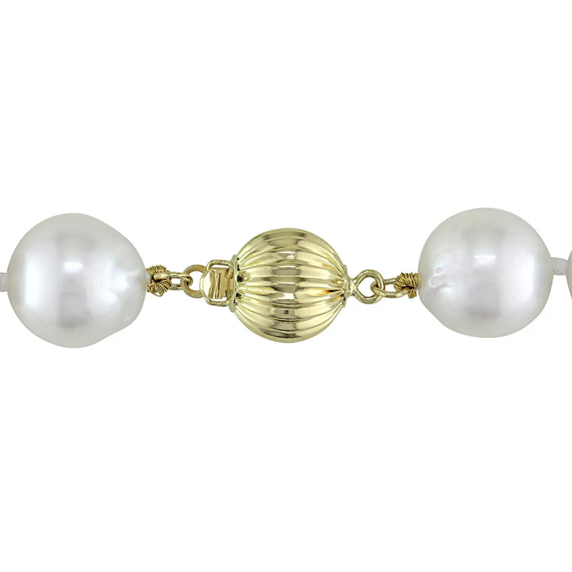 Necklaces & Pendants^* South Sea Pearl Necklace In 14K Yellow Gold, 10-12Mm, 18"