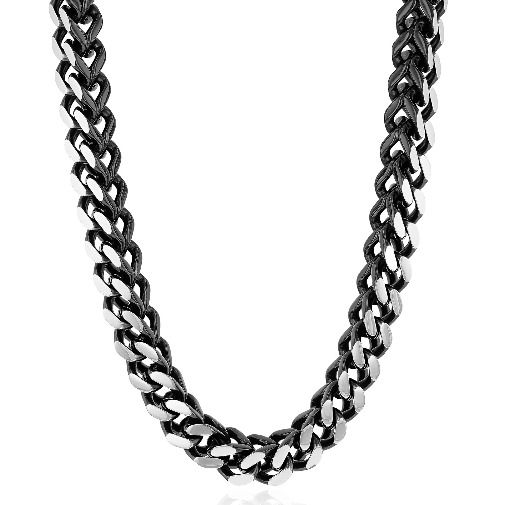 Necklaces & Pendants^* Square Franco Link Chain In Stainless Steel, 6Mm, 24"