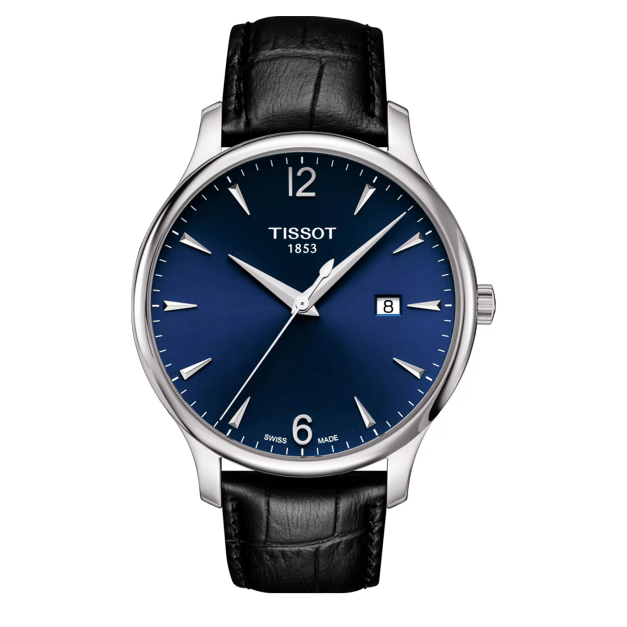 Men's Jewelry^Tissot® Tradition Men's Watch With Black Leather Strap