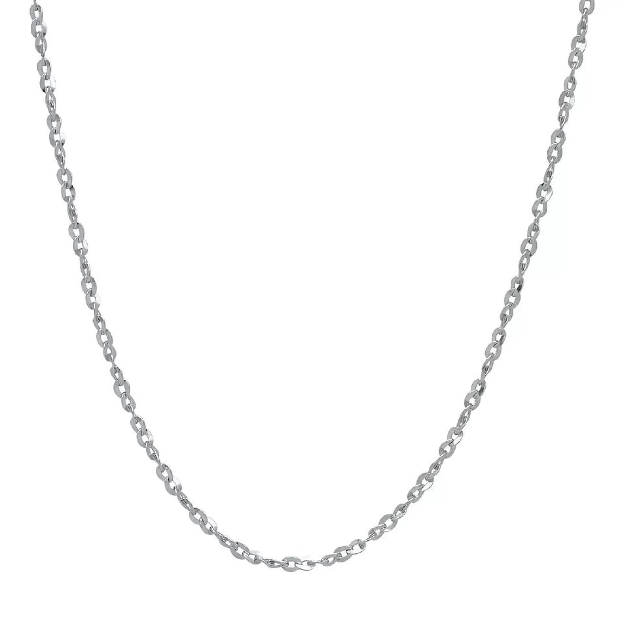 Necklaces & Pendants^* Twist Link Chain In 14K White Gold, 18"