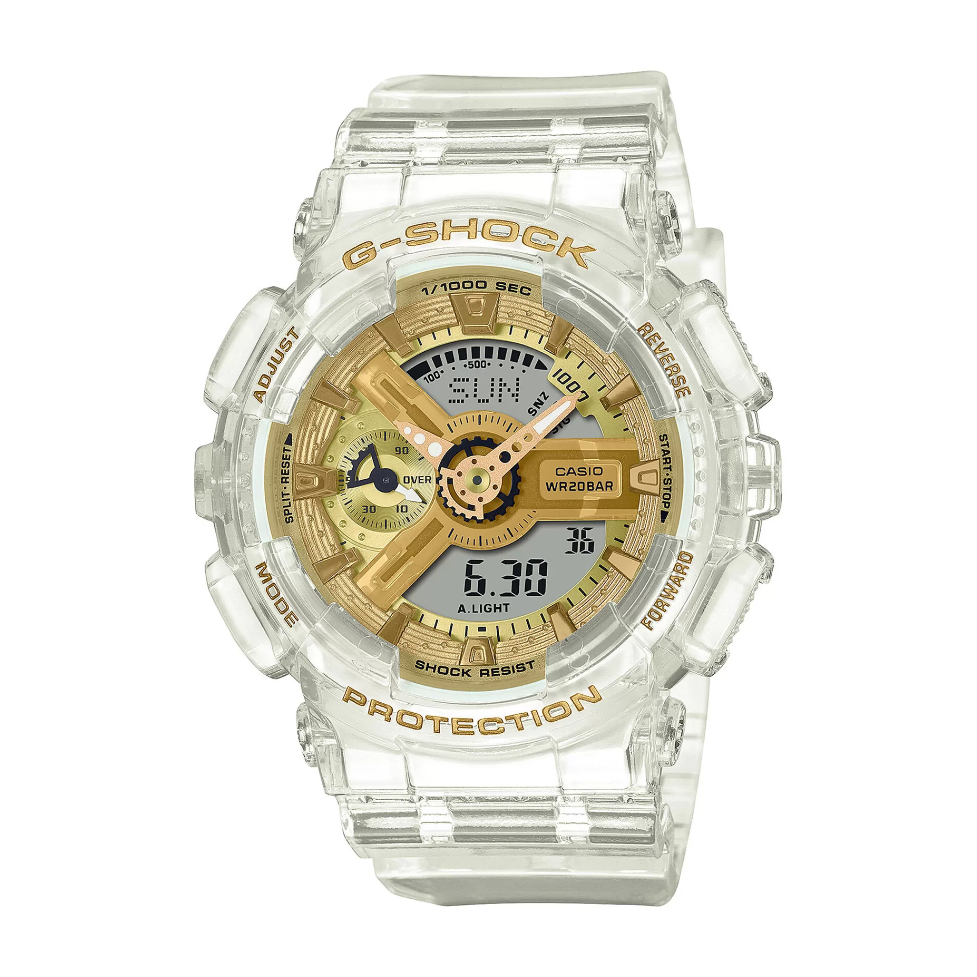 Women's Watches^G-Shock Women's S-Series Transparent Resin Watch, 46Mm